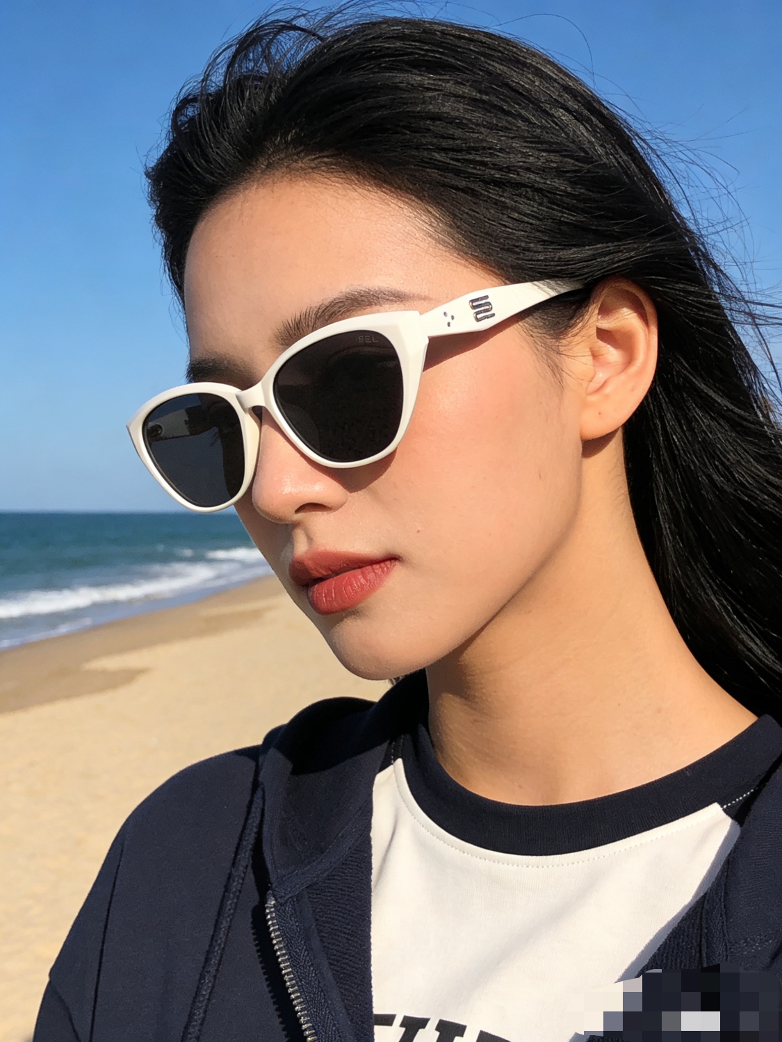 。。Chane*2026新款偏光太阳镜女士高级感时尚复古猫眼网红墨镜防紫外线眼镜