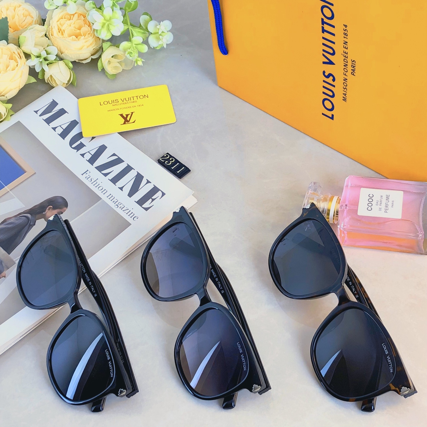 。。Louis vuitto*2026新款韩版ins墨镜女网红款凹造型街拍显脸小百搭太阳镜潮