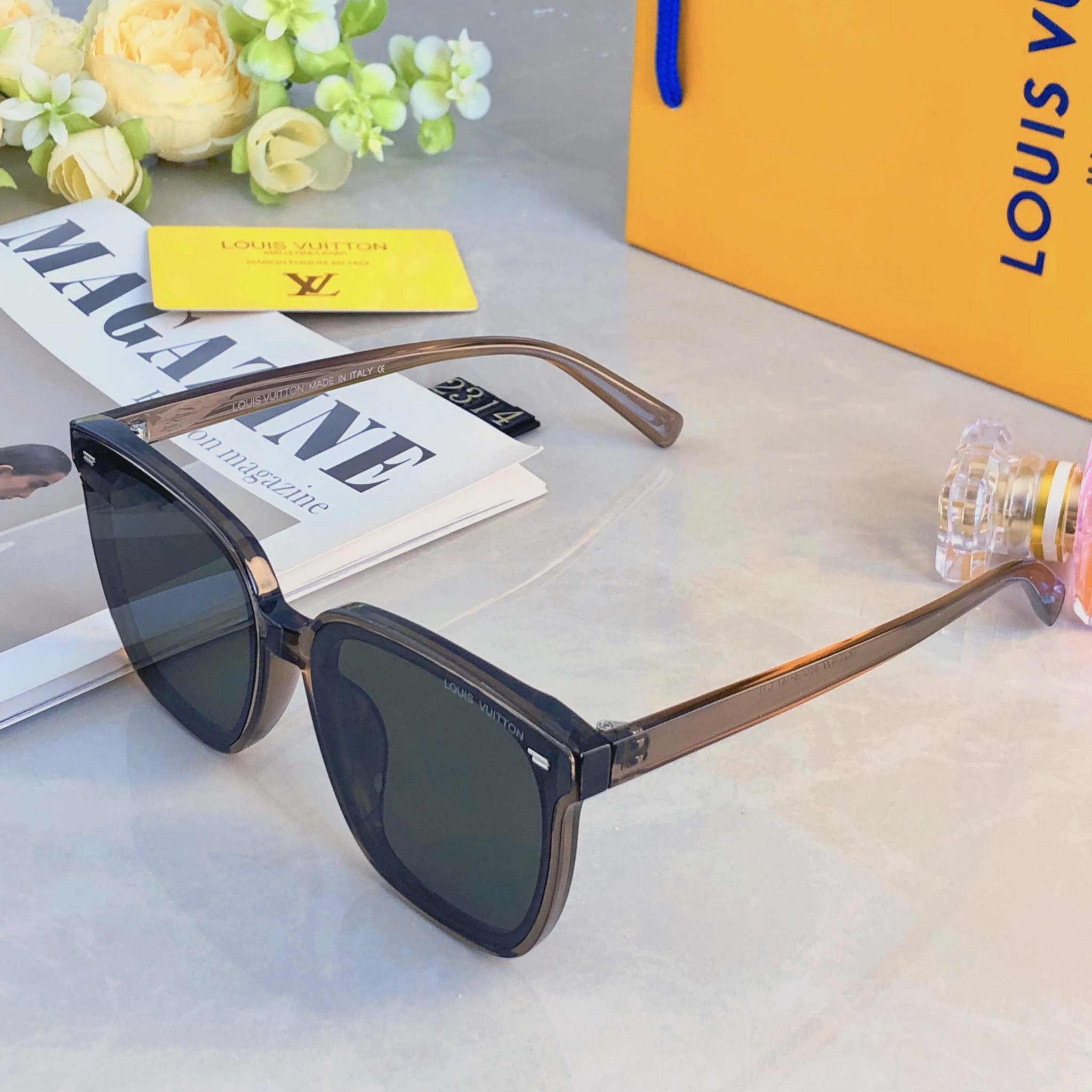 。。Louis vuitto*墨镜韩国个性潮流网红明星街拍防紫外线旅游眼镜情侣太阳镜