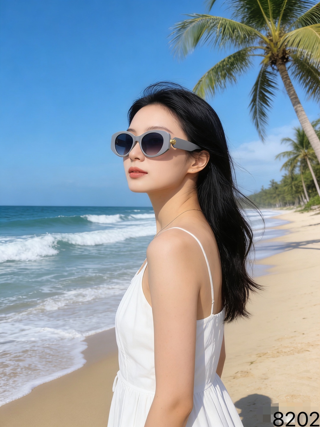 。。BVLGAR*2026新款高级感椭圆太阳镜女时尚欧美个性墨镜