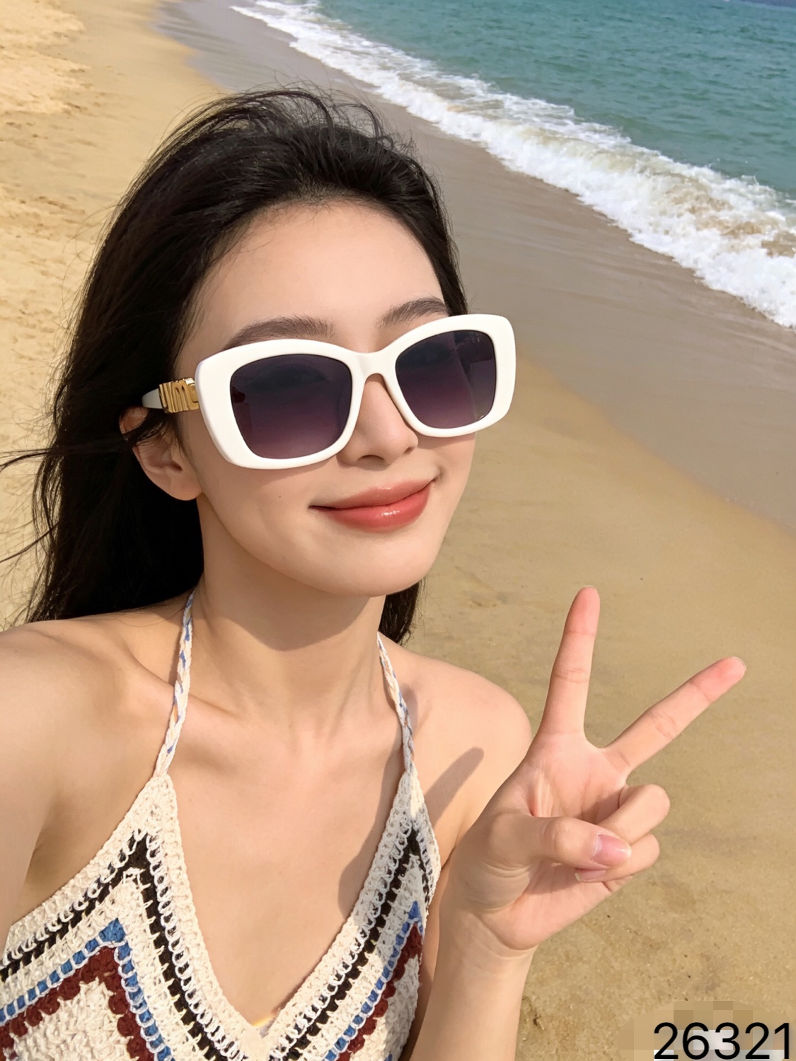 。。miumi*高级感时尚辣妹太阳眼镜女2026新款个性凹造型街拍防晒墨镜