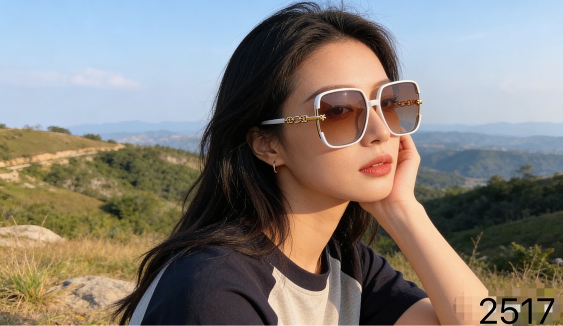 。。Louis vuitto*复古太阳镜韩版潮流百搭女网红街拍简约大框眼镜太阳眼镜