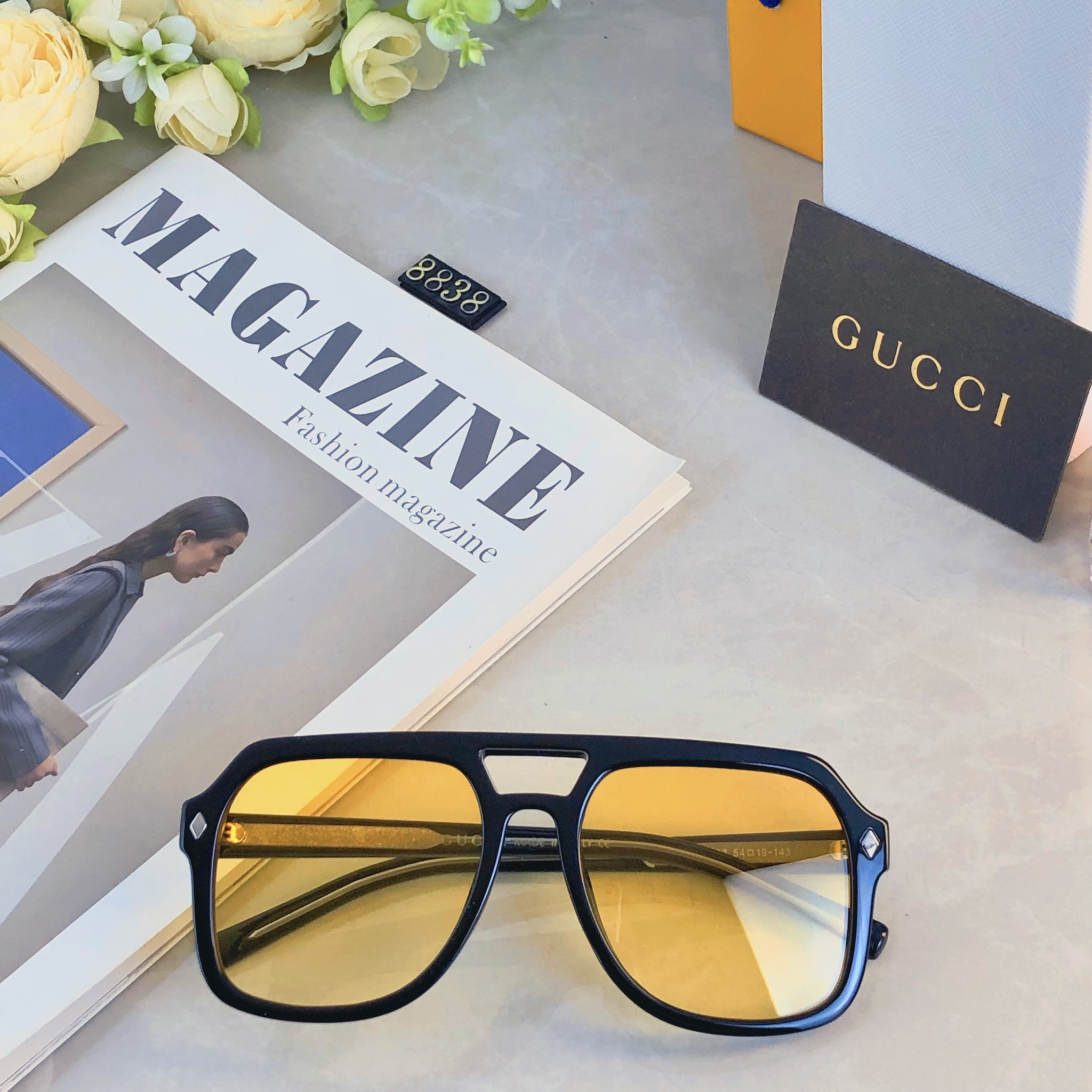 。。Gucc*2026新款双梁豹纹太阳眼镜欧美ins风街拍墨镜防紫外线