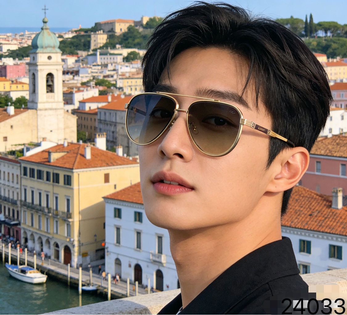 。。Cartie*高颜值美式帅气男士墨镜UV400防紫外线金属双梁太阳眼镜男款防晒