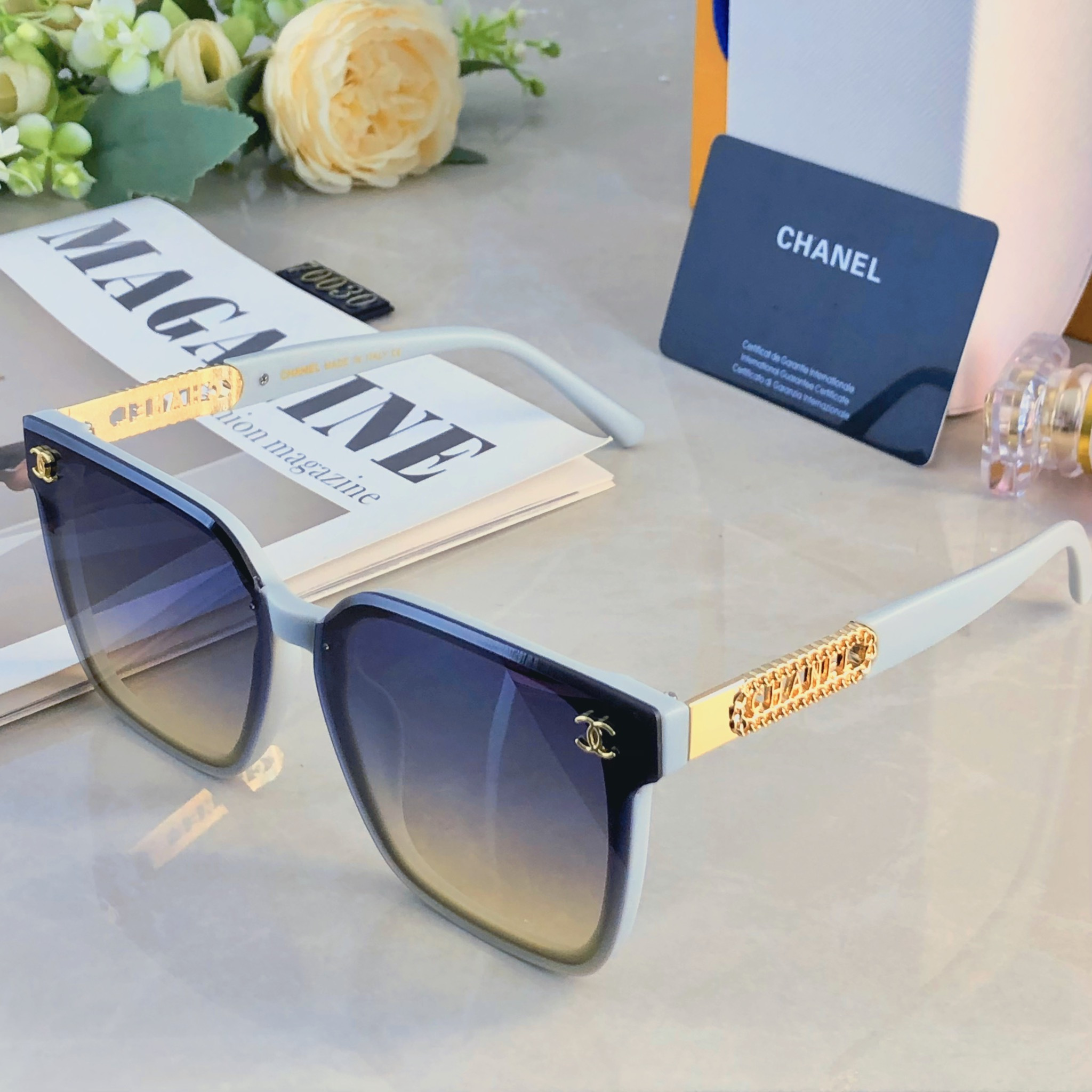 。。Chane*20256小香太阳眼镜女士精品ins风墨镜时尚欧美新爆款