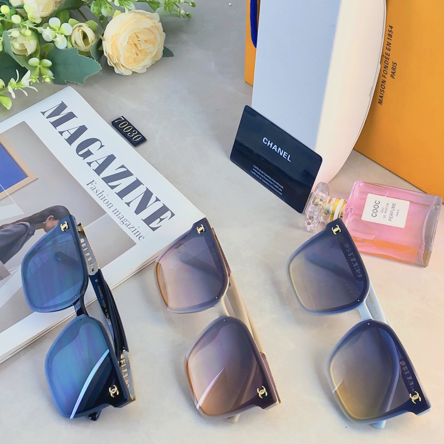 。。Chane*20256小香太阳眼镜女士精品ins风墨镜时尚欧美新爆款