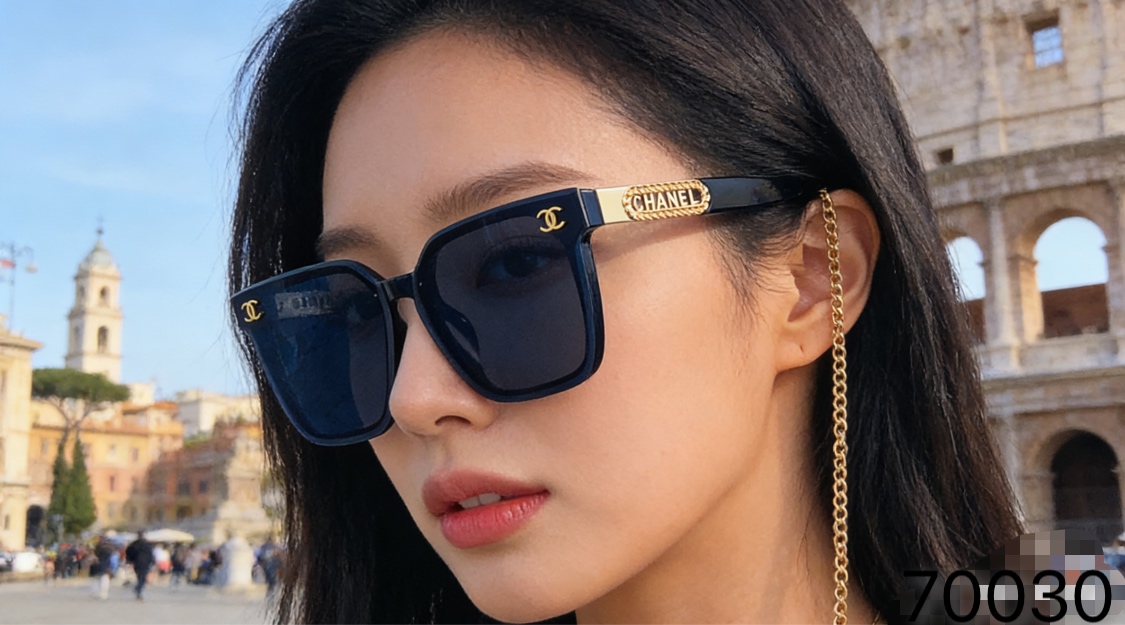 。。Chane*20256小香太阳眼镜女士精品ins风墨镜时尚欧美新爆款