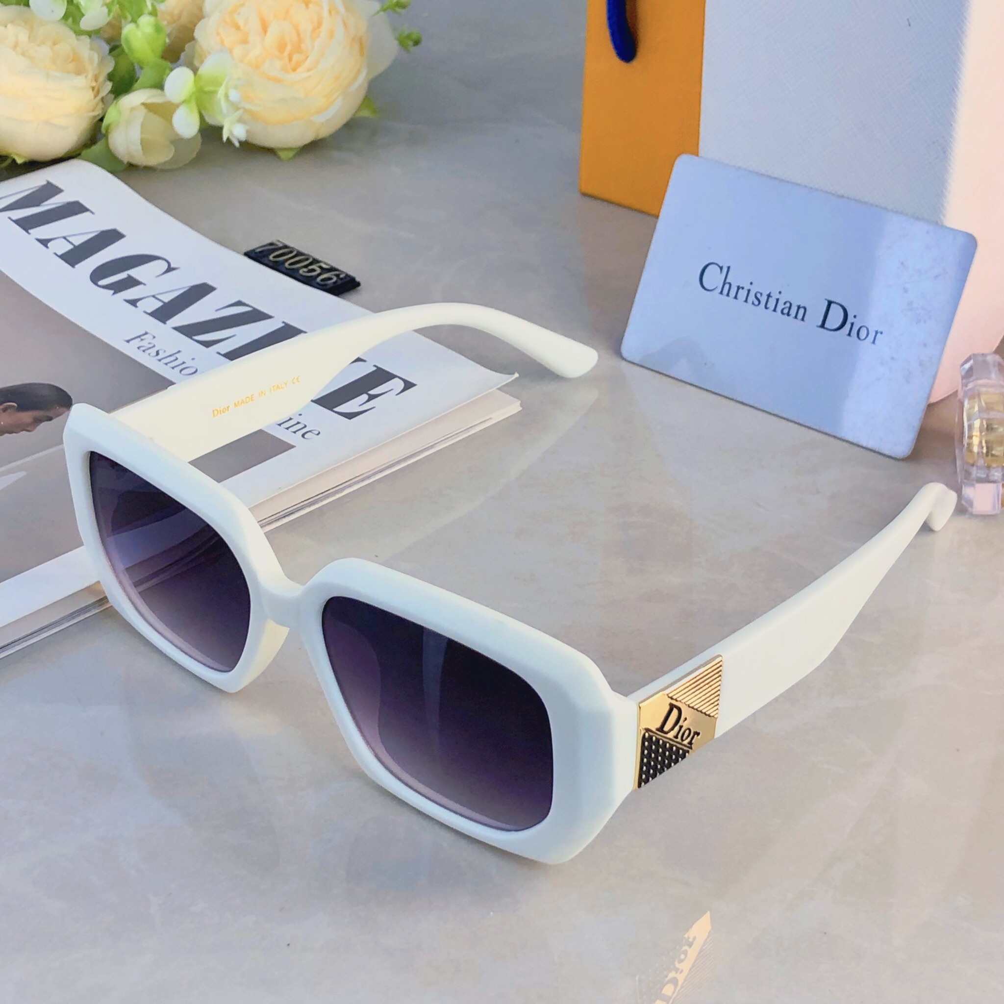 。。Dio*时尚太阳眼镜墨镜遮阳镜显瘦大脸开车防紫外线墨镜ins风