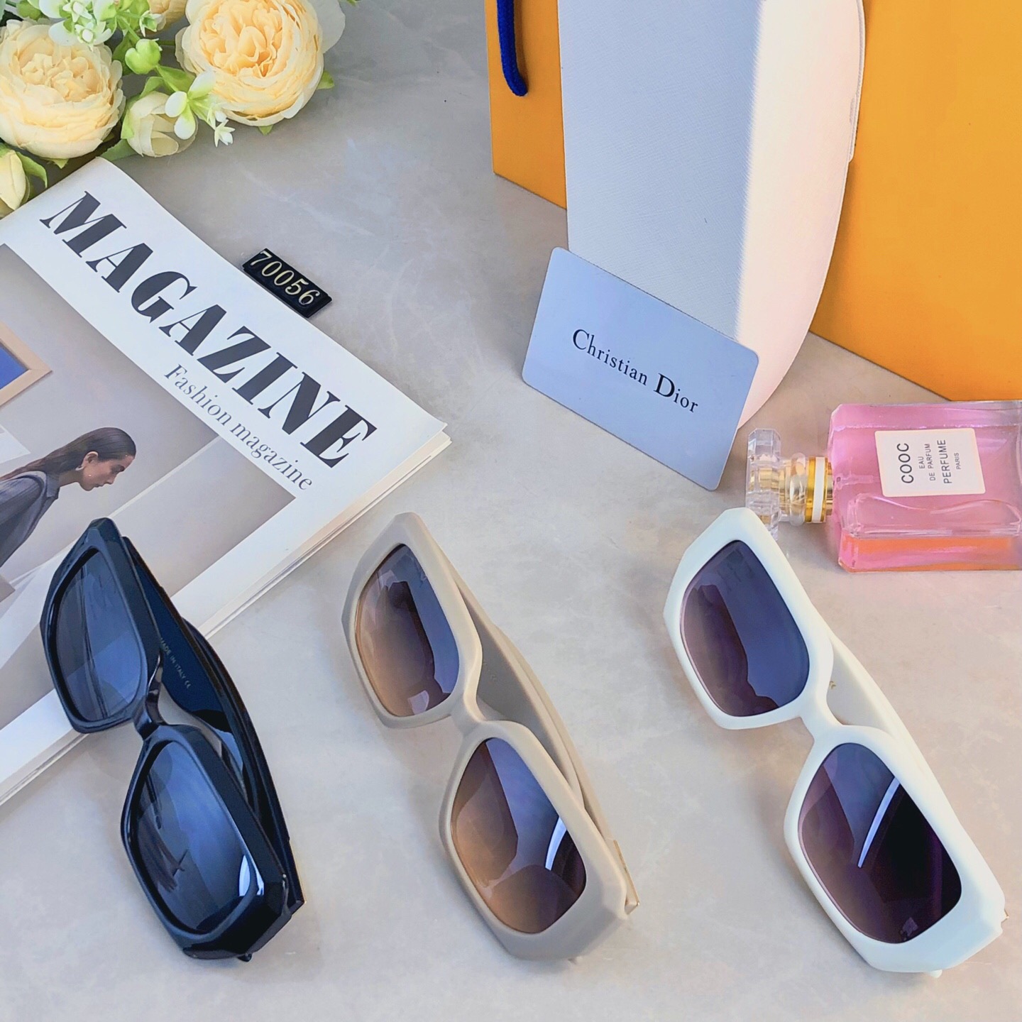 。。Dio*时尚太阳眼镜墨镜遮阳镜显瘦大脸开车防紫外线墨镜ins风