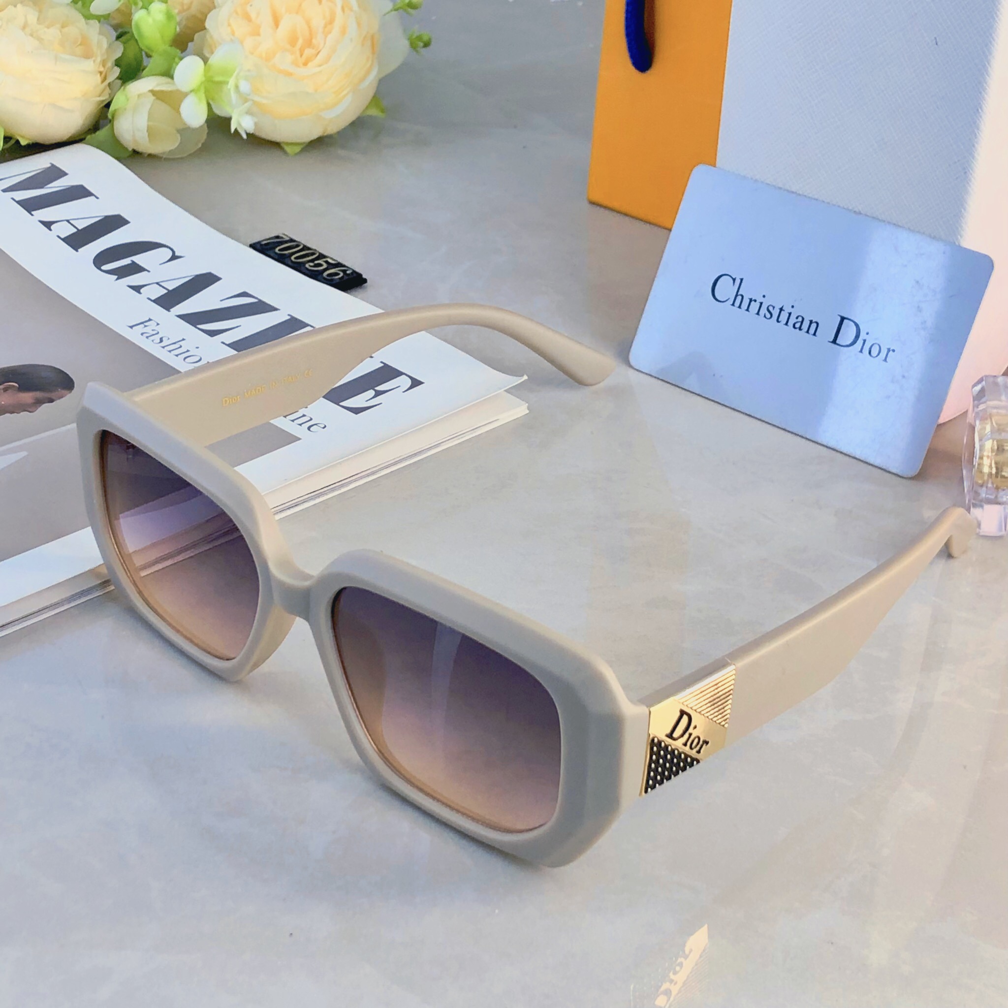 。。Dio*时尚太阳眼镜墨镜遮阳镜显瘦大脸开车防紫外线墨镜ins风