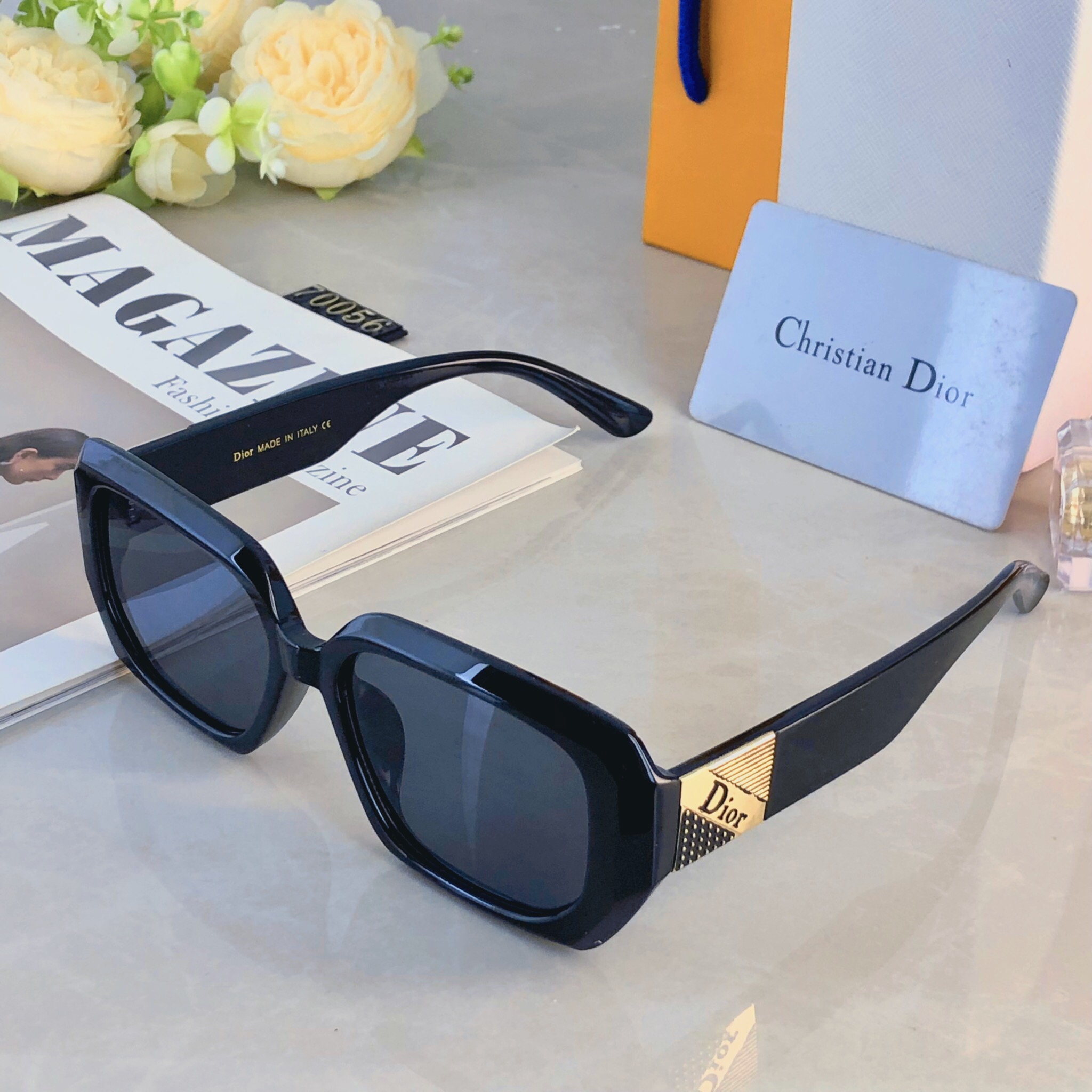 。。Dio*时尚太阳眼镜墨镜遮阳镜显瘦大脸开车防紫外线墨镜ins风