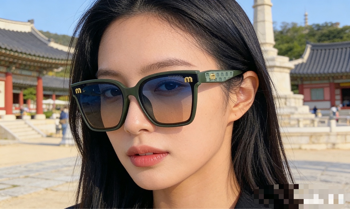 。。miumi*新款方框太阳镜时尚潮流ins墨镜女开车防紫外线网红