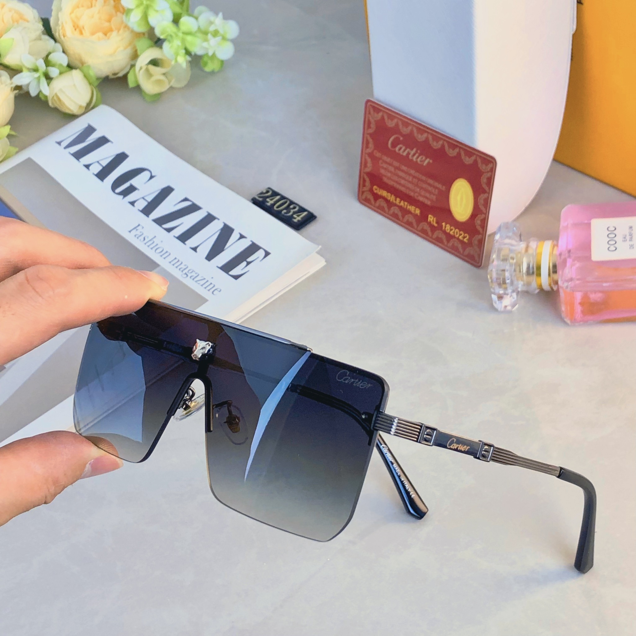 。。Cartie*新品 新款男女太阳镜 时尚潮流休闲墨镜 驾驶出游太阳眼镜