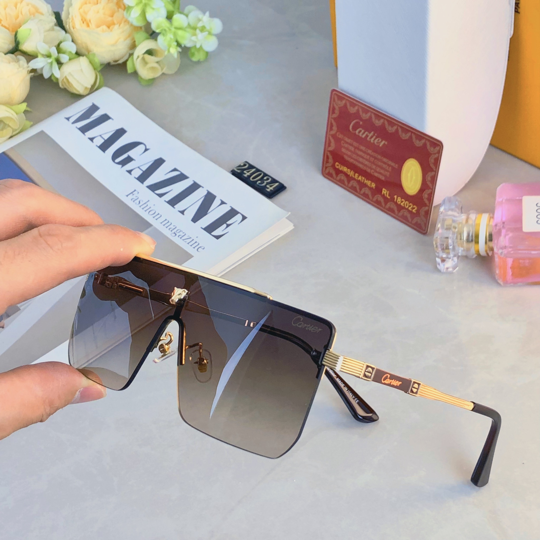 。。Cartie*新品 新款男女太阳镜 时尚潮流休闲墨镜 驾驶出游太阳眼镜