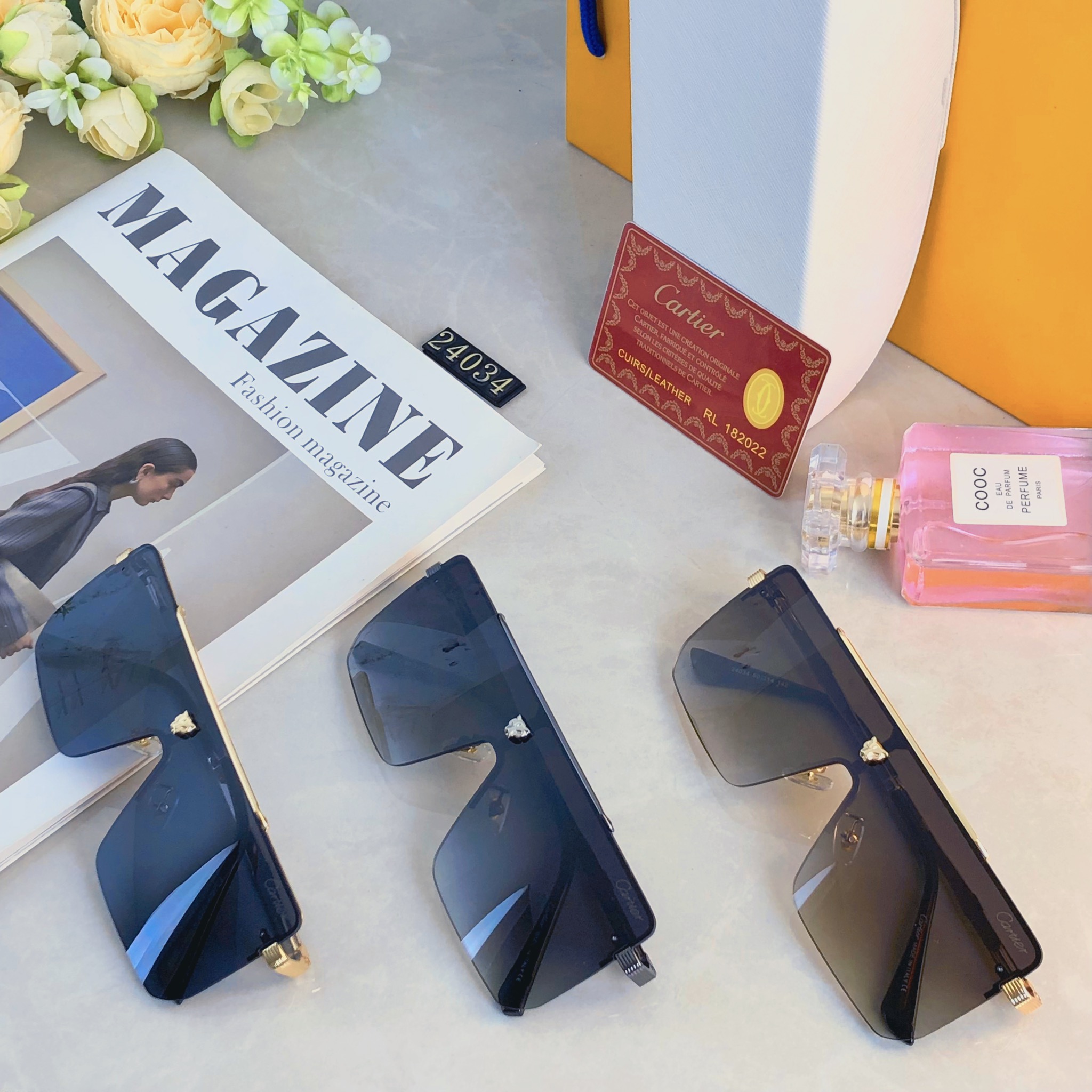 。。Cartie*新品 新款男女太阳镜 时尚潮流休闲墨镜 驾驶出游太阳眼镜