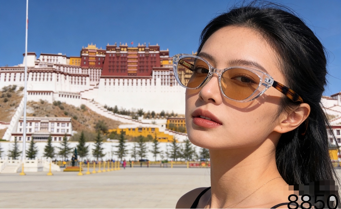 。。Gucc*韩版个性时髦三角形猫眼太阳眼镜男女潮人明星jennie同款嘻哈墨镜