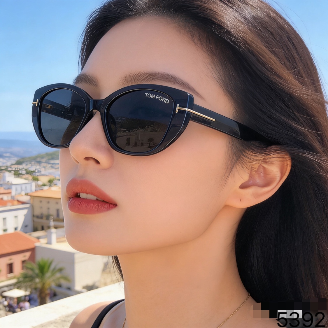 NO:755862,Tom For*cat eye sunglasses female ins internet celebrity high-end hot girl trendy brand versatile fashion anti-UV T-shaped sunglasses men's glasses sunglasses sunglasses, glasses, tom ford19860909Tom For*猫眼墨镜女ins网红高级感辣妹潮牌百搭时尚防紫外线T字太阳眼镜男眼镜墨镜太阳镜,眼镜,tom ford,glasses