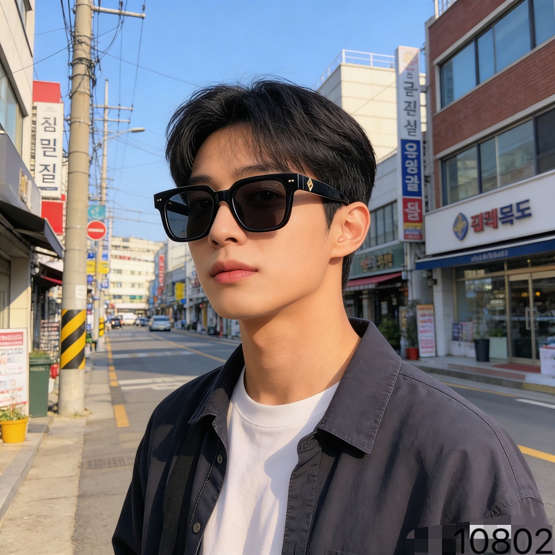 。。Gucc*爆款太阳镜米钉 欧美街拍ins网红模特方形墨镜