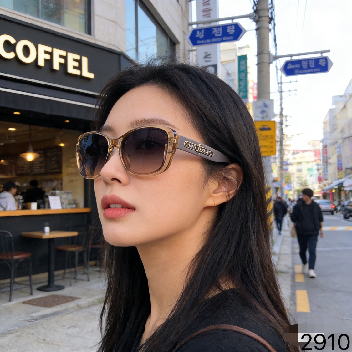 。。Chane*小香墨镜女时尚潮流防紫外线复古辣妹旅行防晒开车高颜值太阳镜