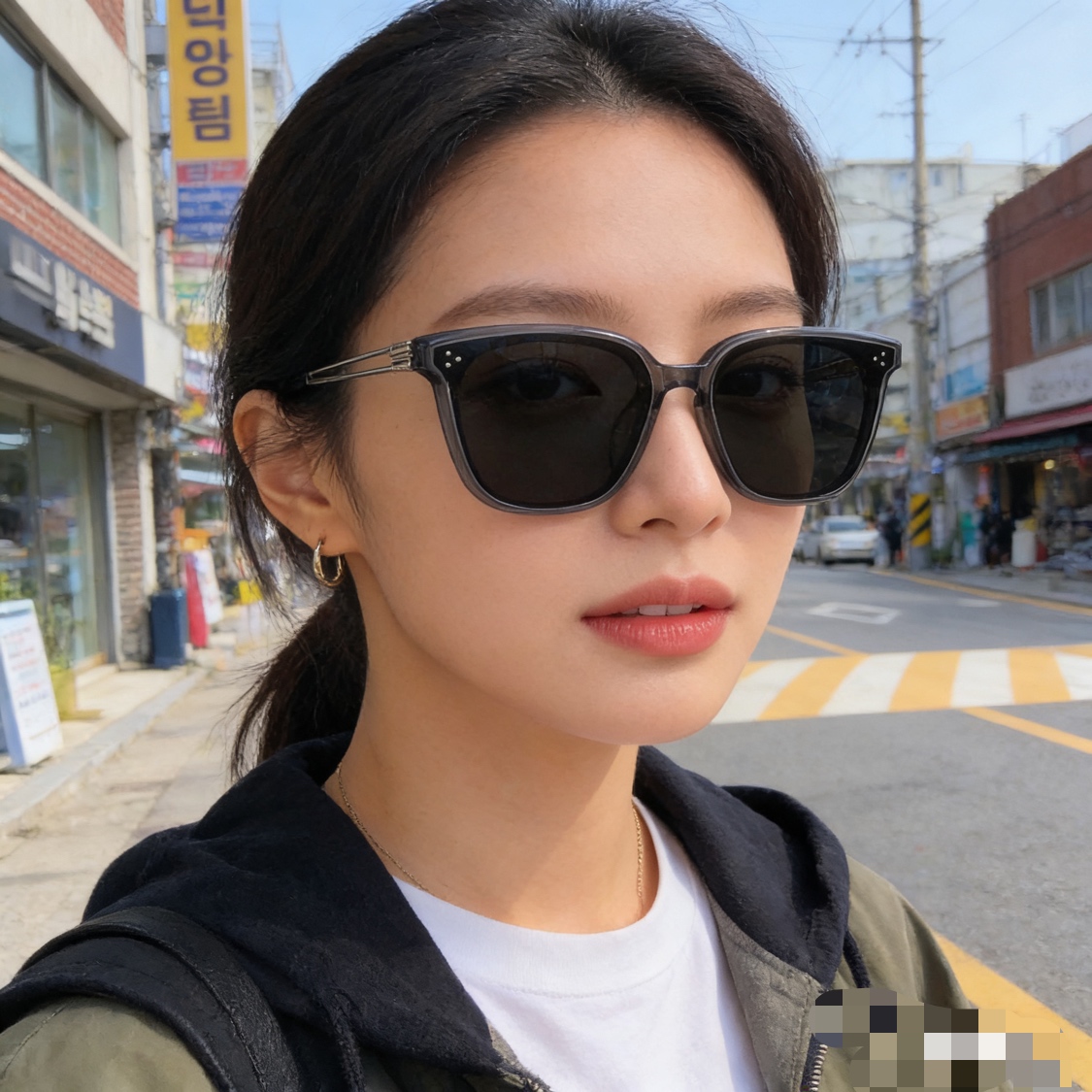 。。jennie同款墨镜女潮网红凹造型时尚太阳镜