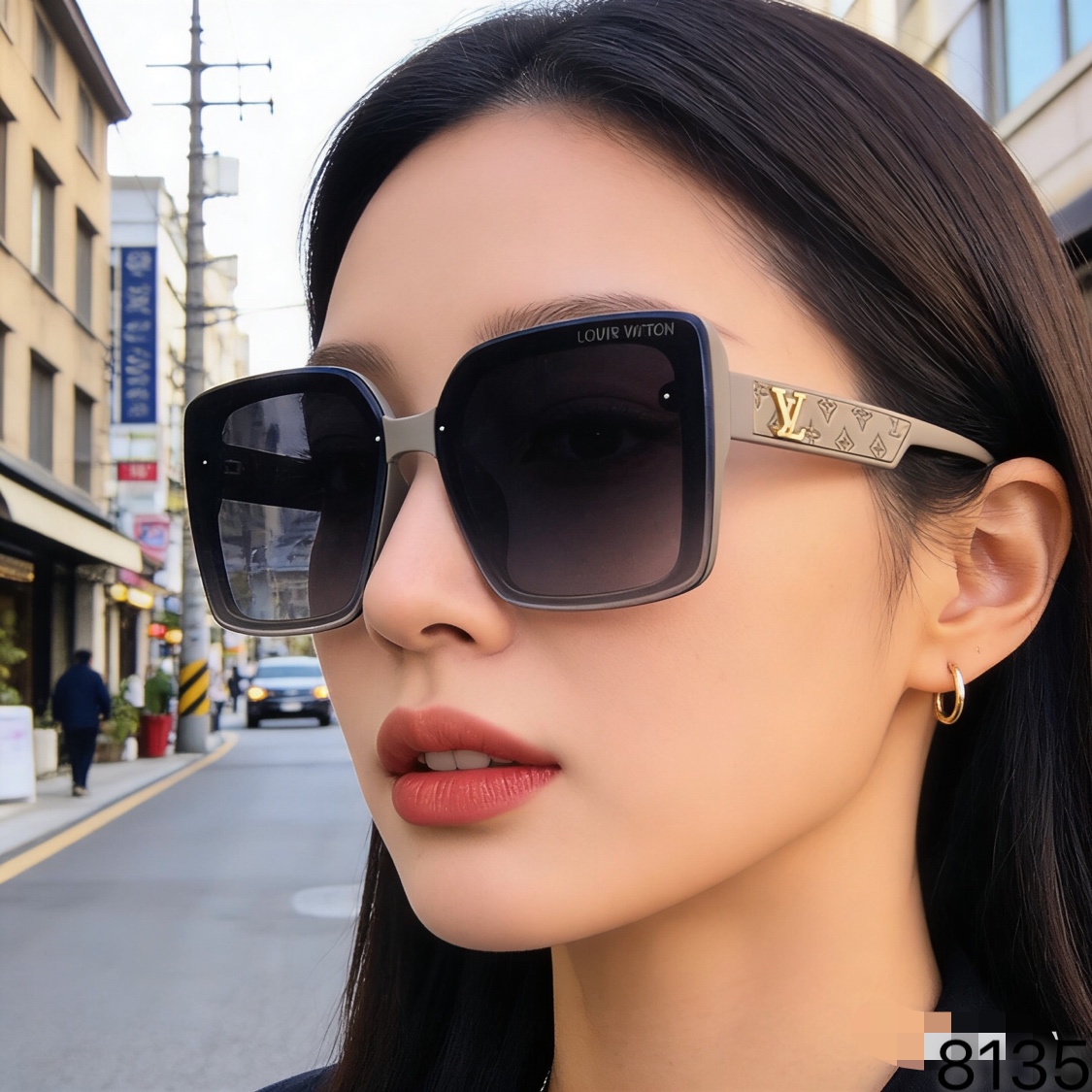 。。Louis vuitto*墨镜女高级感2026新款优雅防紫外线太阳镜开车遮阳防晒眼镜