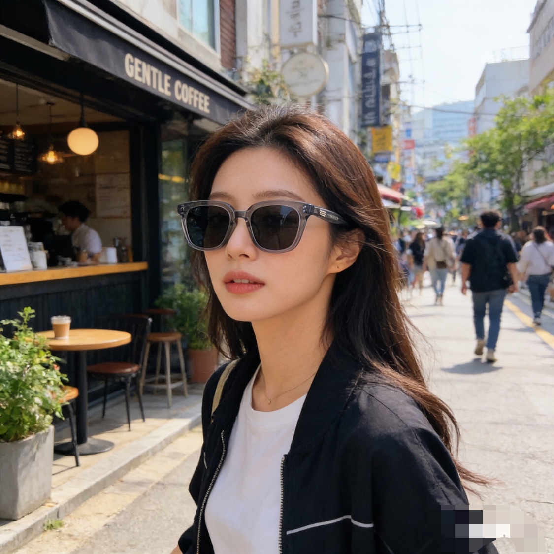 。。2036网红GM同款猫眼墨镜女高级感轻奢板材防紫外线太阳眼镜男