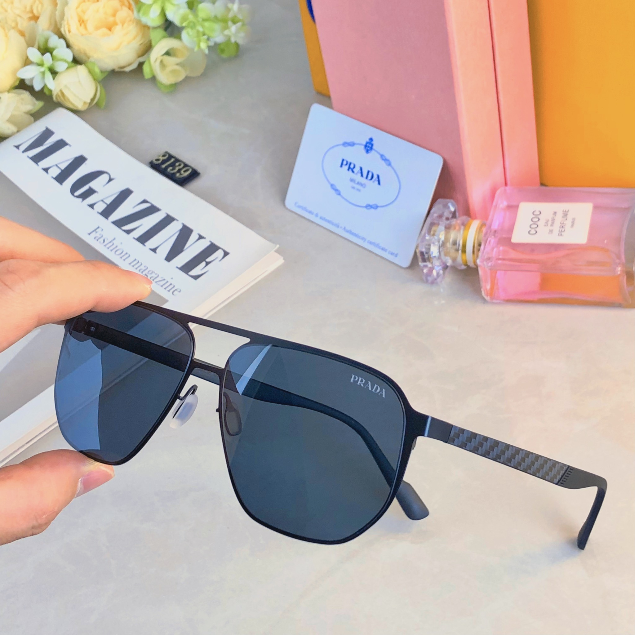 。。Prad*新款尼龙偏光太阳镜开车钓鱼墨镜高端太阳镜防紫外线防晒眼镜