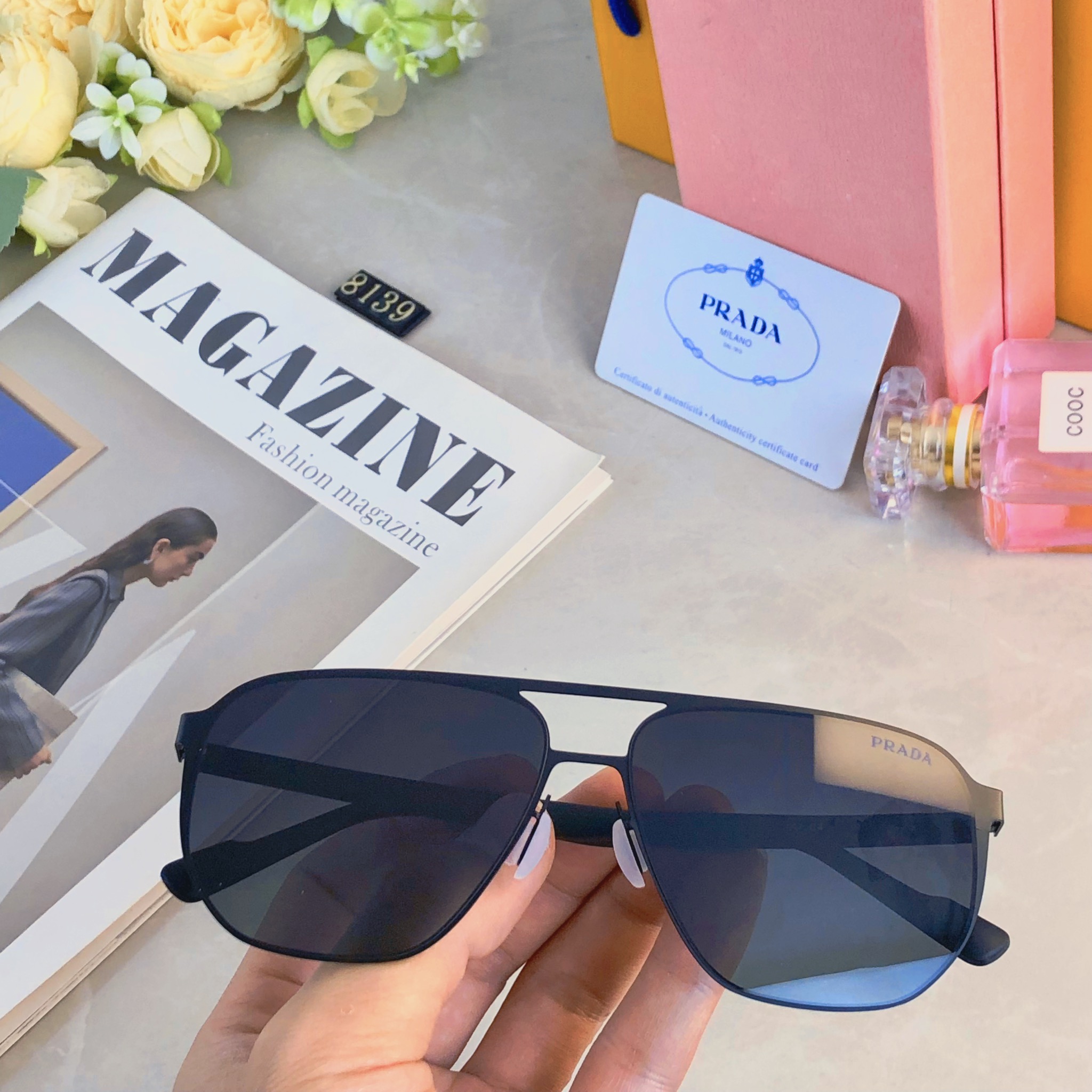 。。Prad*新款尼龙偏光太阳镜开车钓鱼墨镜高端太阳镜防紫外线防晒眼镜