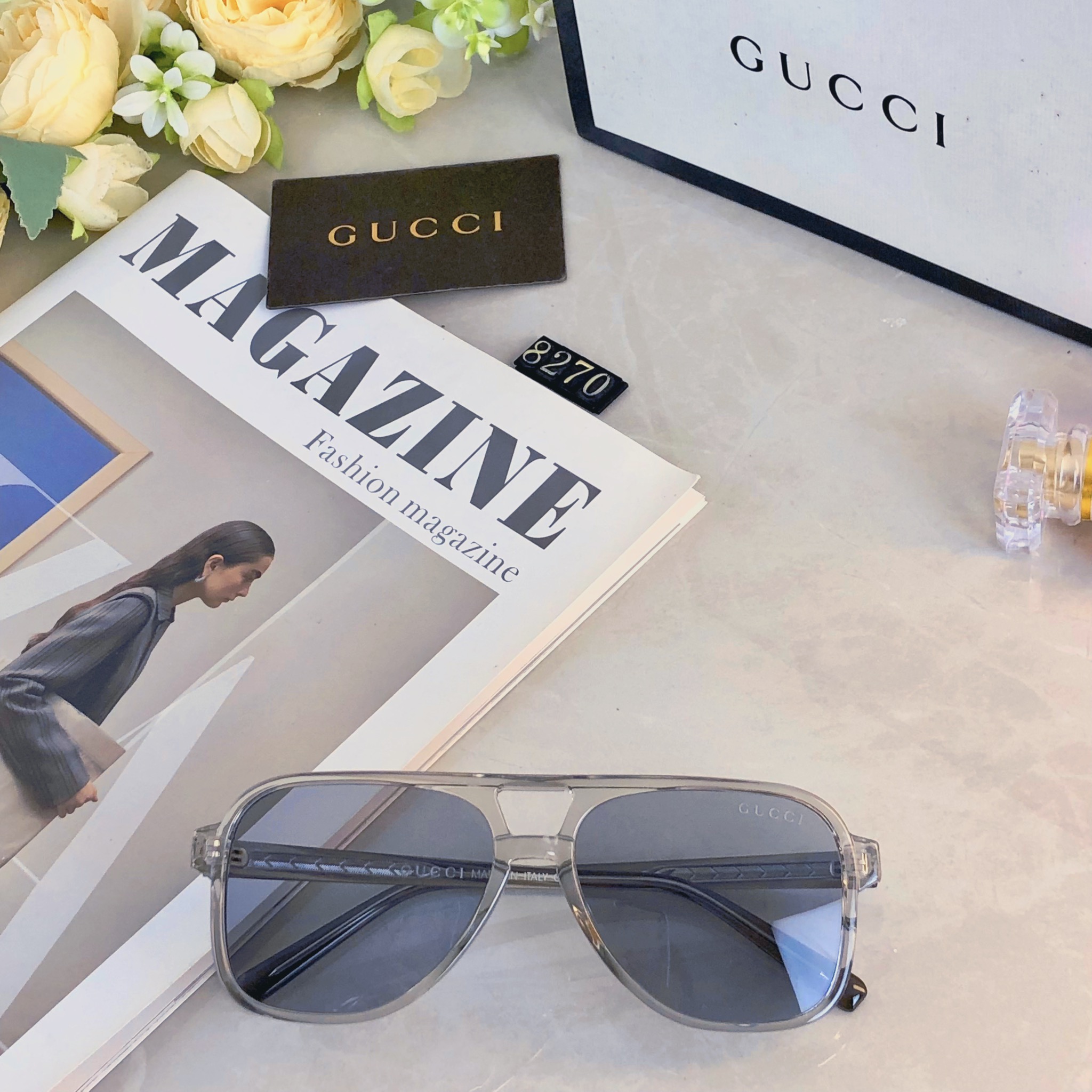 。。Gucc*明星同款太阳眼镜男欧美大框个性墨镜女遮阳大圆脸潮超酷蛤蟆眼镜