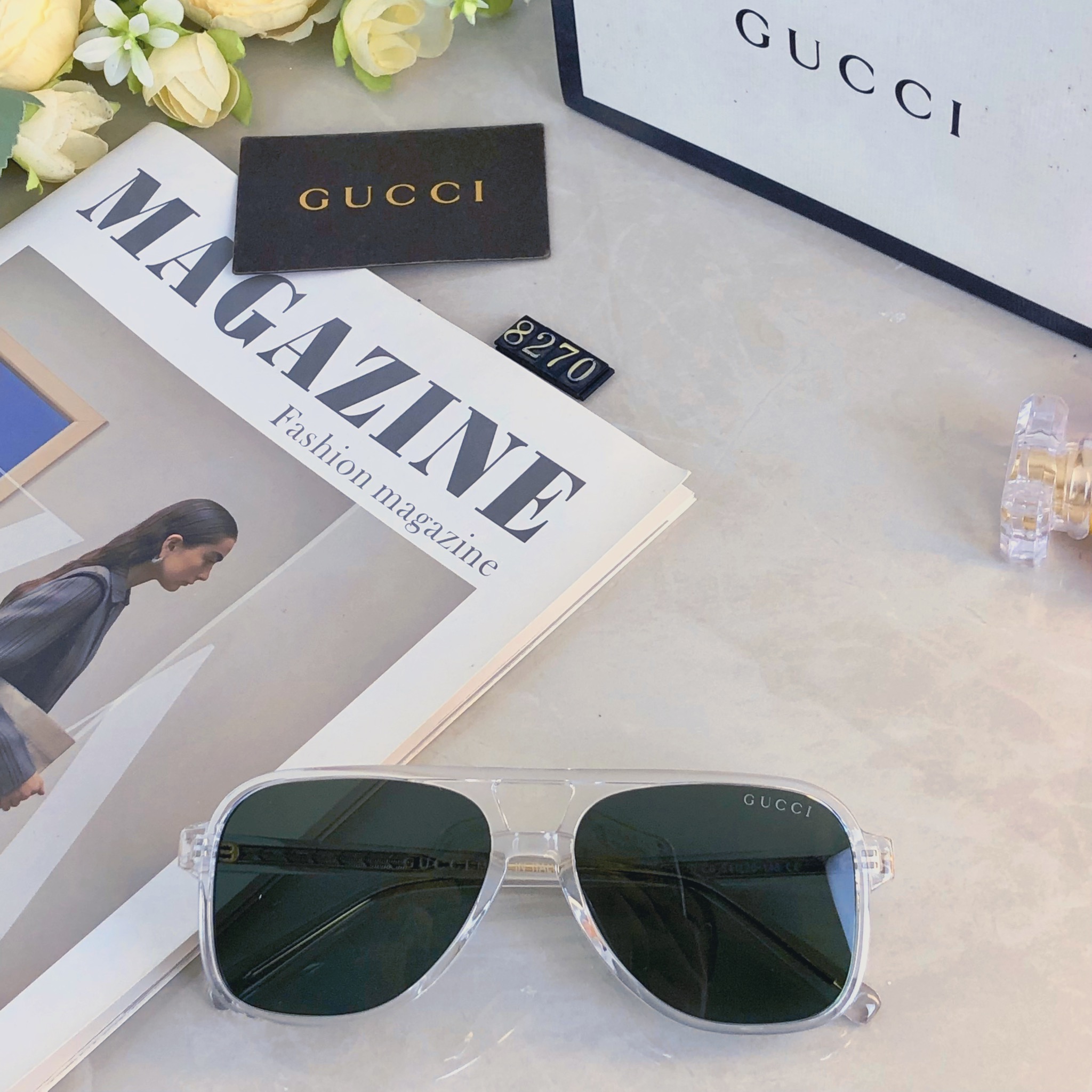 。。Gucc*明星同款太阳眼镜男欧美大框个性墨镜女遮阳大圆脸潮超酷蛤蟆眼镜