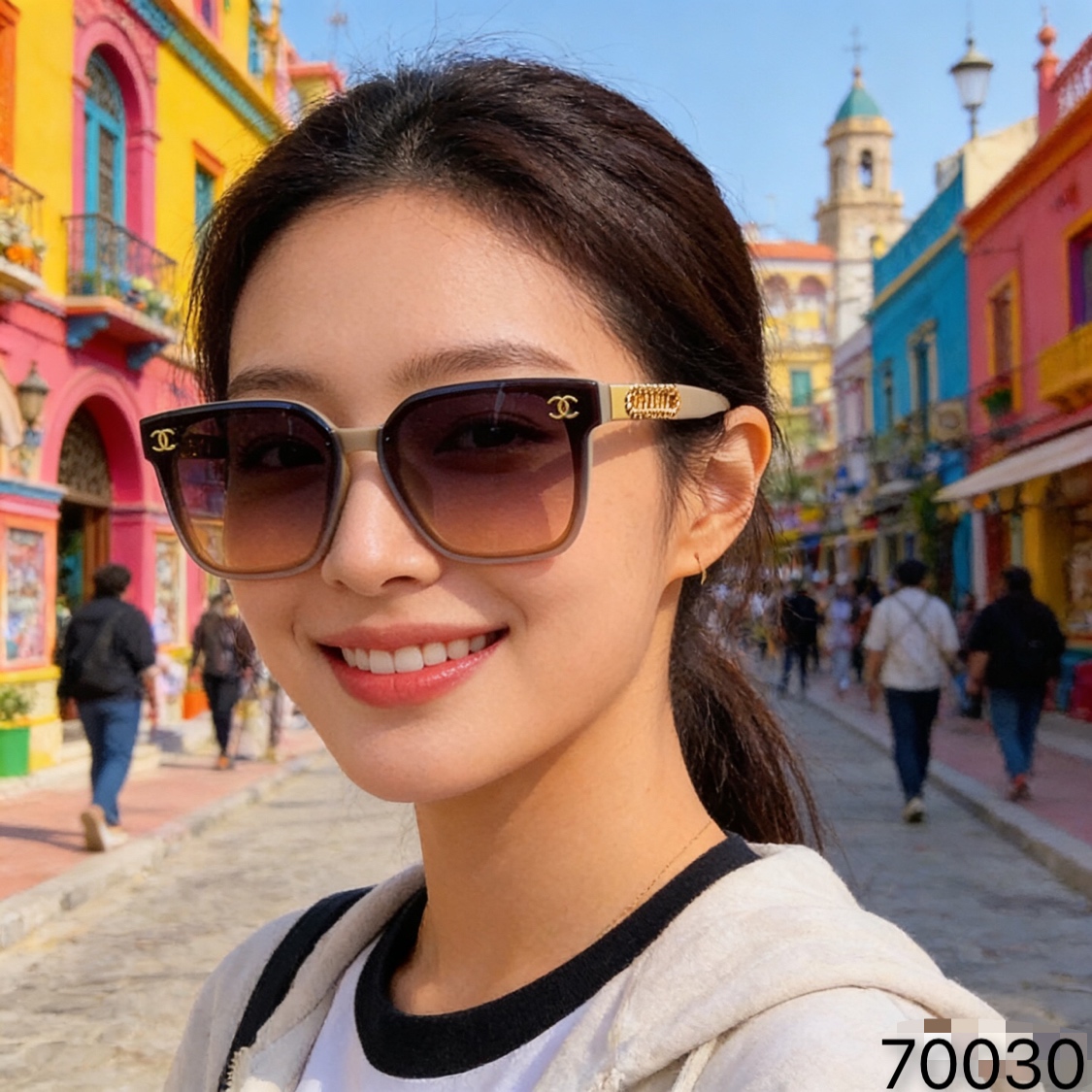 。。Chane*2026小香太阳眼镜女士精品ins风墨镜时尚欧美新爆款