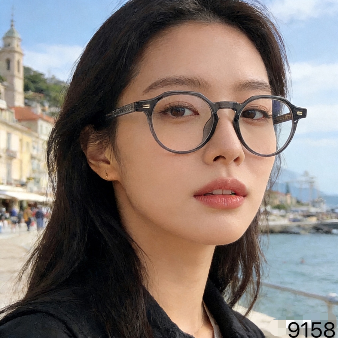 。。Chane*日系复古板材近视眼镜女适合配高度数小框方圆脸眼睛镜架