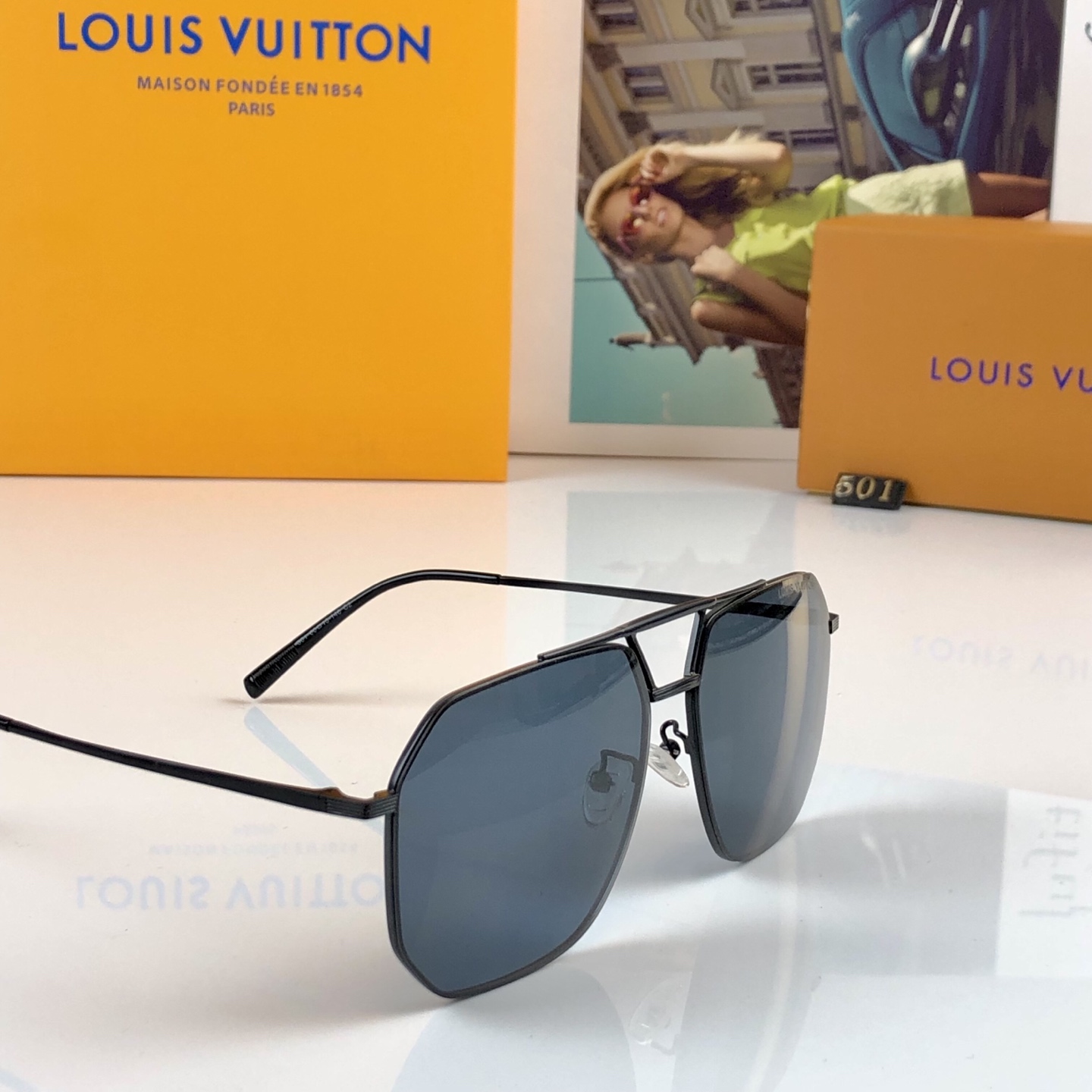 。。Louis vuitto*2026新款前卫旅游钓鱼开车偏光太阳眼镜男款夏季防紫外线墨镜
