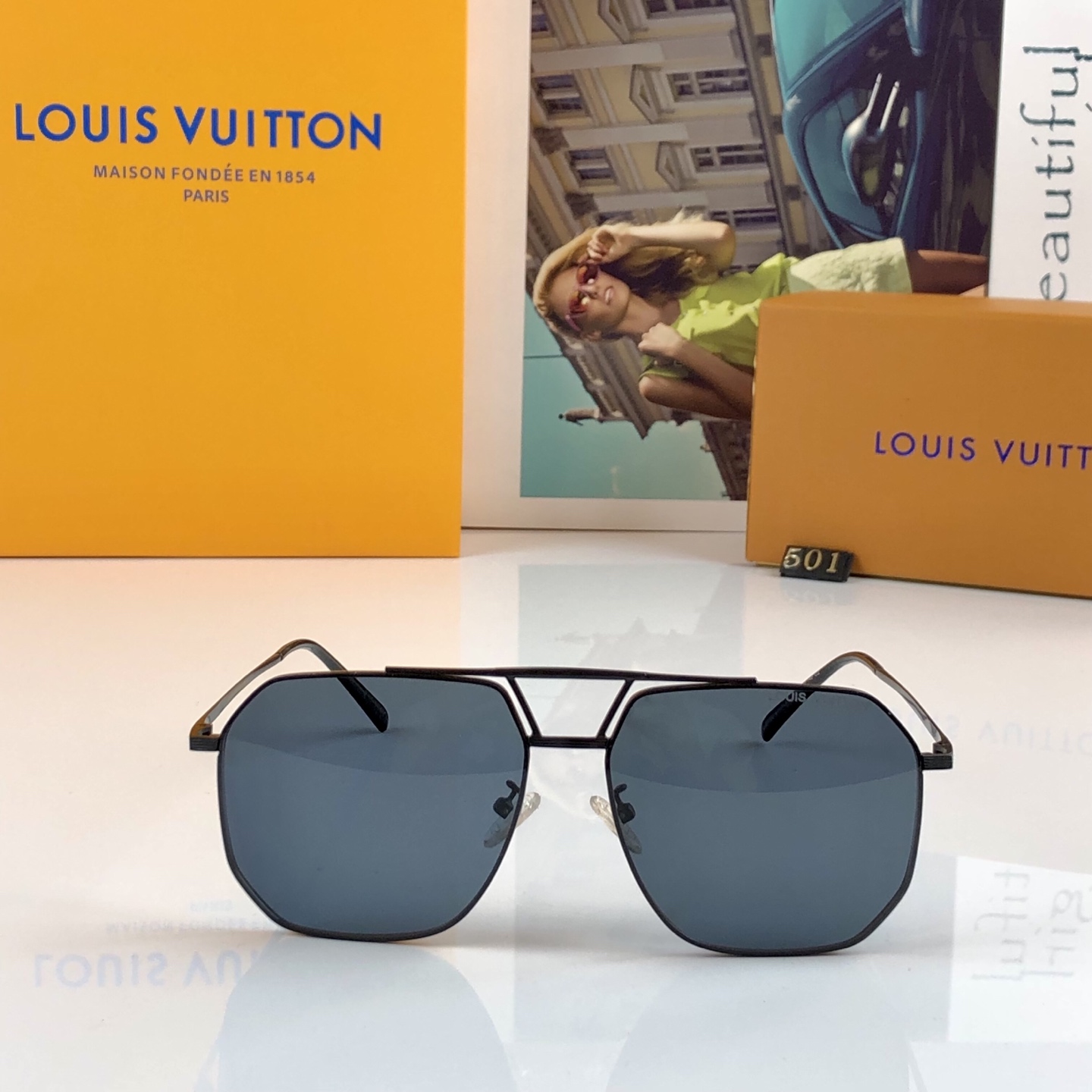 。。Louis vuitto*2026新款前卫旅游钓鱼开车偏光太阳眼镜男款夏季防紫外线墨镜