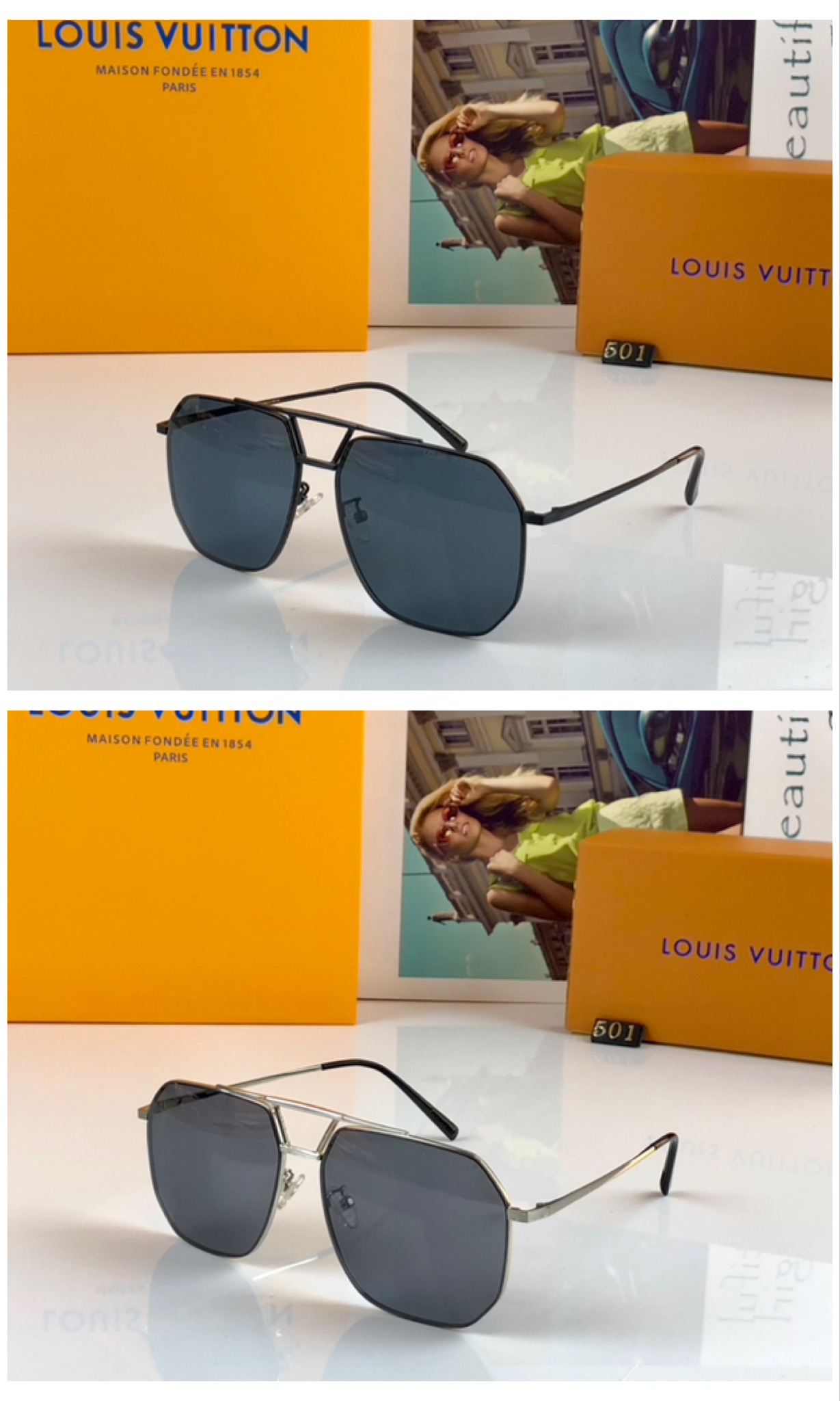 。。Louis vuitto*2026新款前卫旅游钓鱼开车偏光太阳眼镜男款夏季防紫外线墨镜