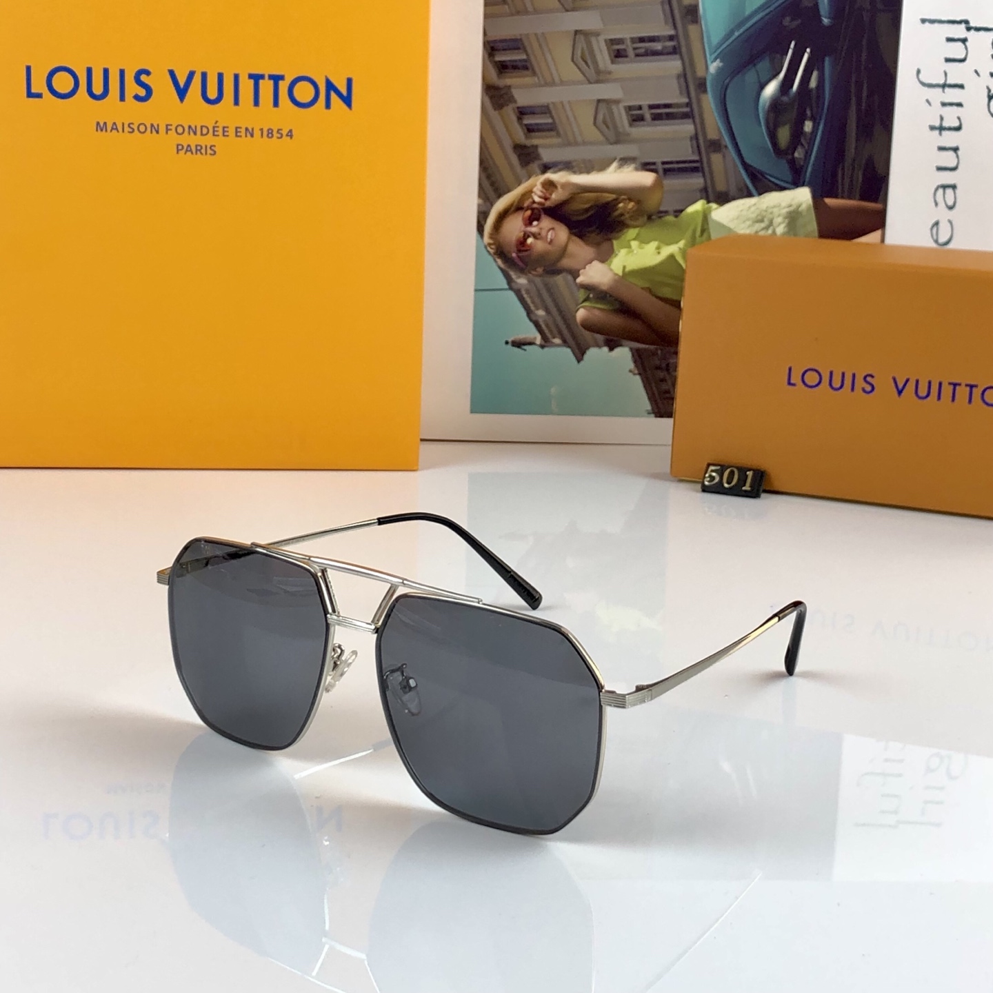 。。Louis vuitto*2026新款前卫旅游钓鱼开车偏光太阳眼镜男款夏季防紫外线墨镜