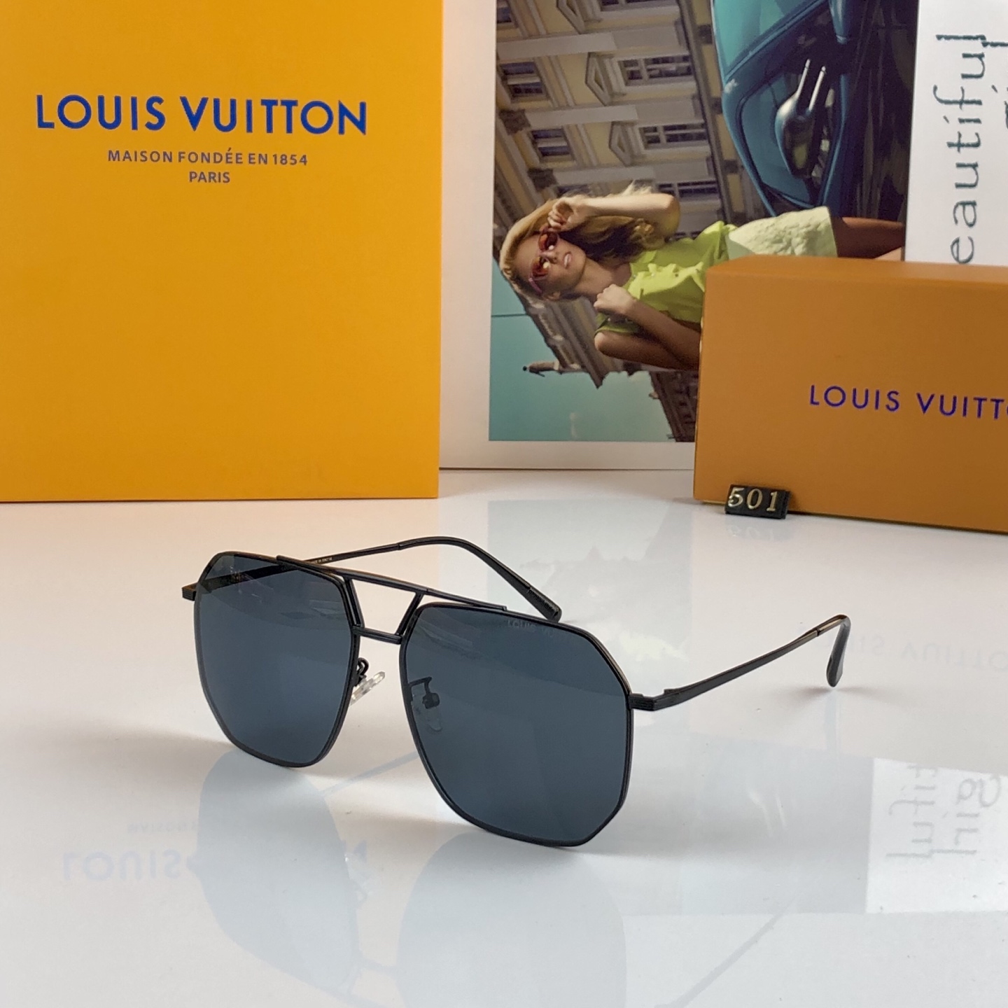 。。Louis vuitto*2026新款前卫旅游钓鱼开车偏光太阳眼镜男款夏季防紫外线墨镜