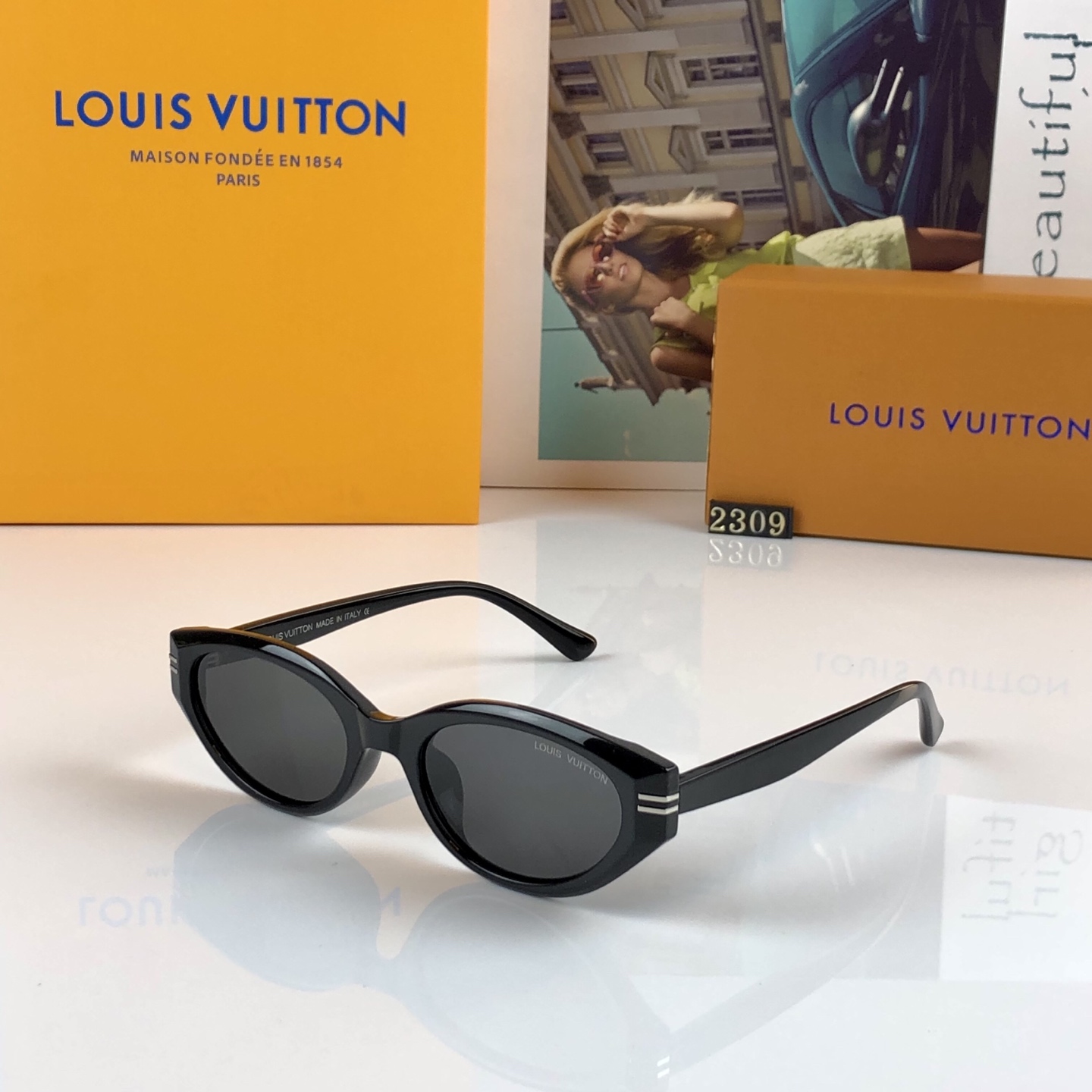 。。Louis vuitto*2026年新款明星同款潮流百搭高清偏光挡强光墨镜