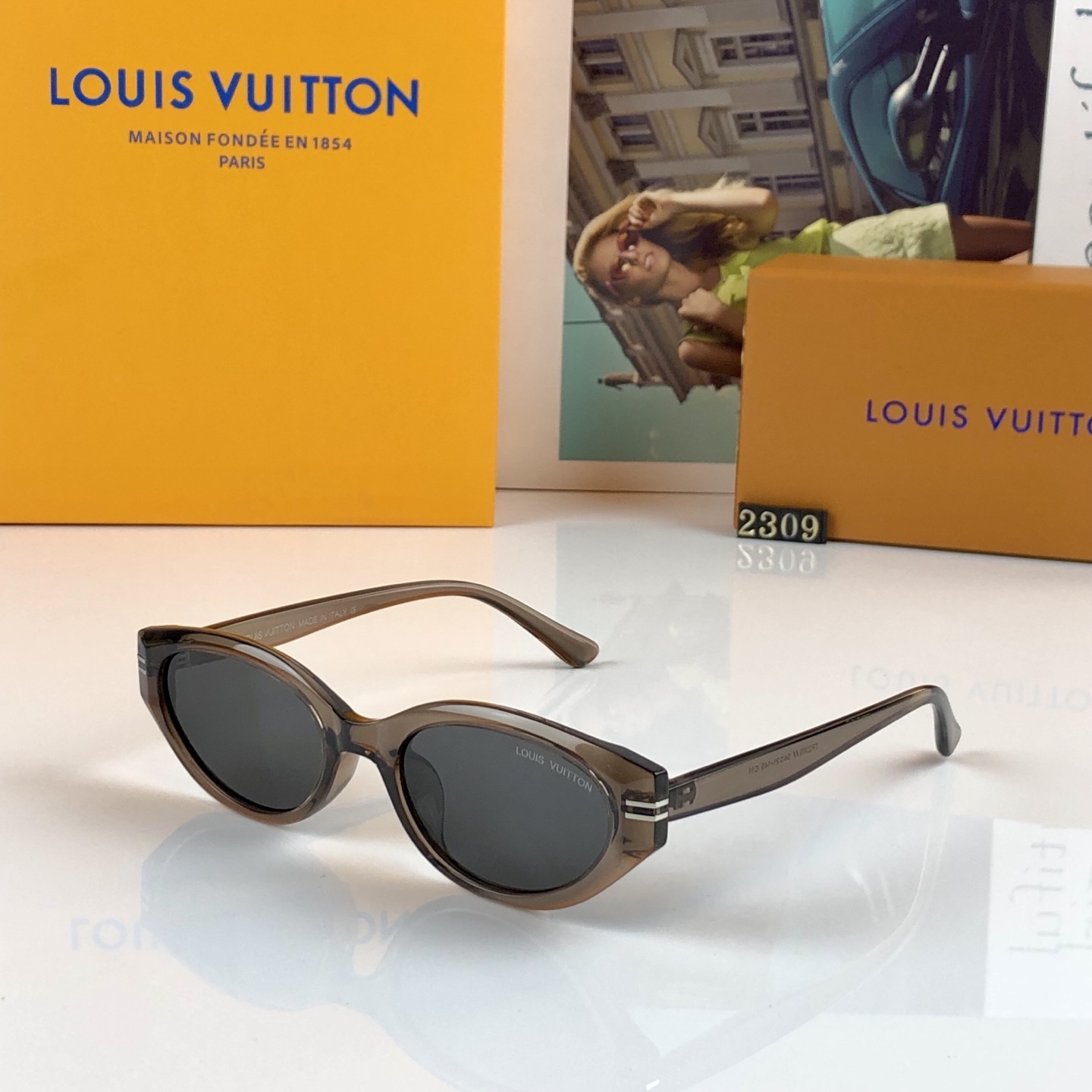 。。Louis vuitto*2026年新款明星同款潮流百搭高清偏光挡强光墨镜