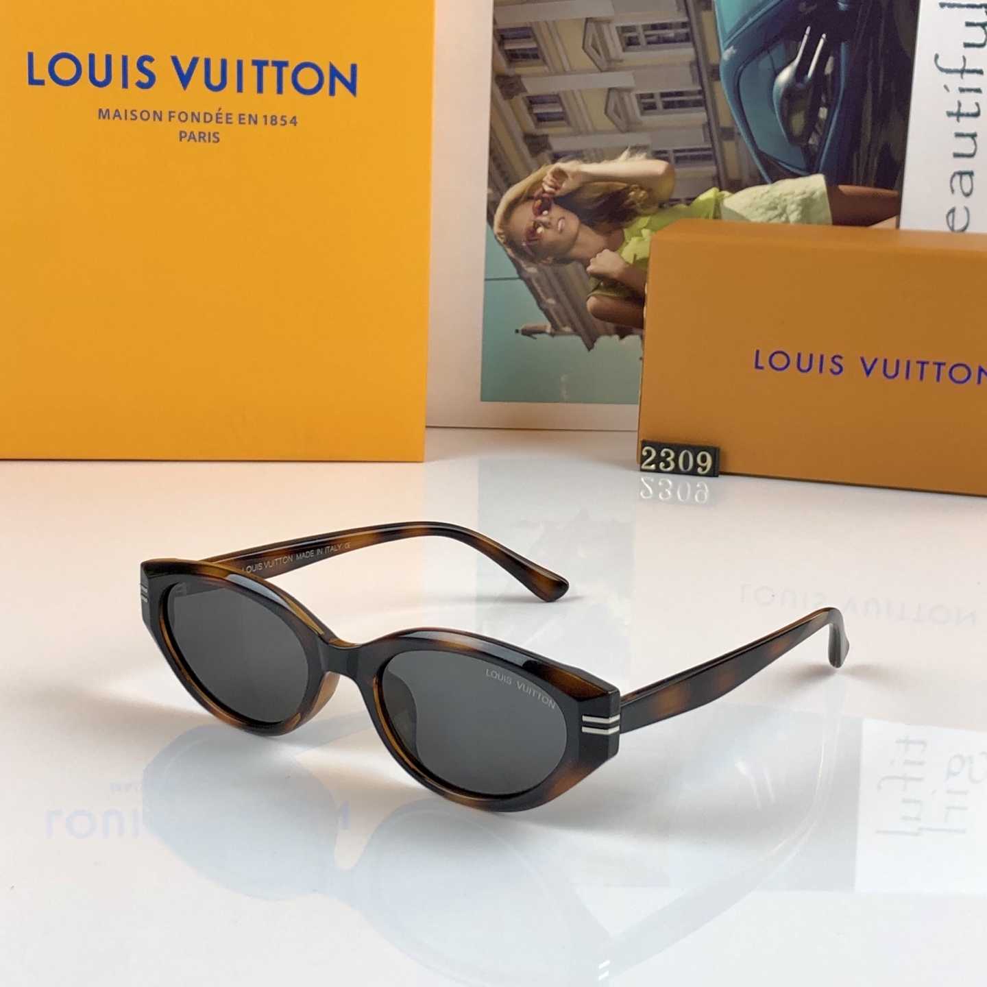。。Louis vuitto*2026年新款明星同款潮流百搭高清偏光挡强光墨镜
