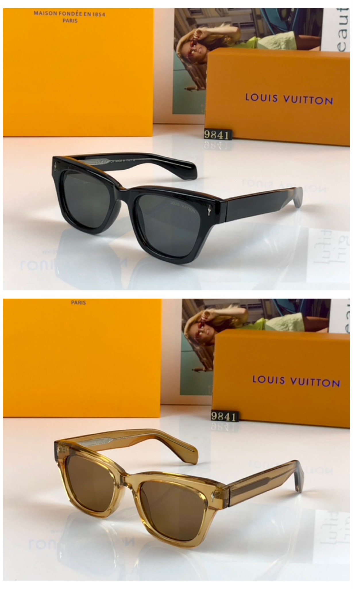 。。Louis vuitto*张婧仪同款墨镜女时尚高级感欧美风百搭猫眼框太阳眼镜伦敦时装周