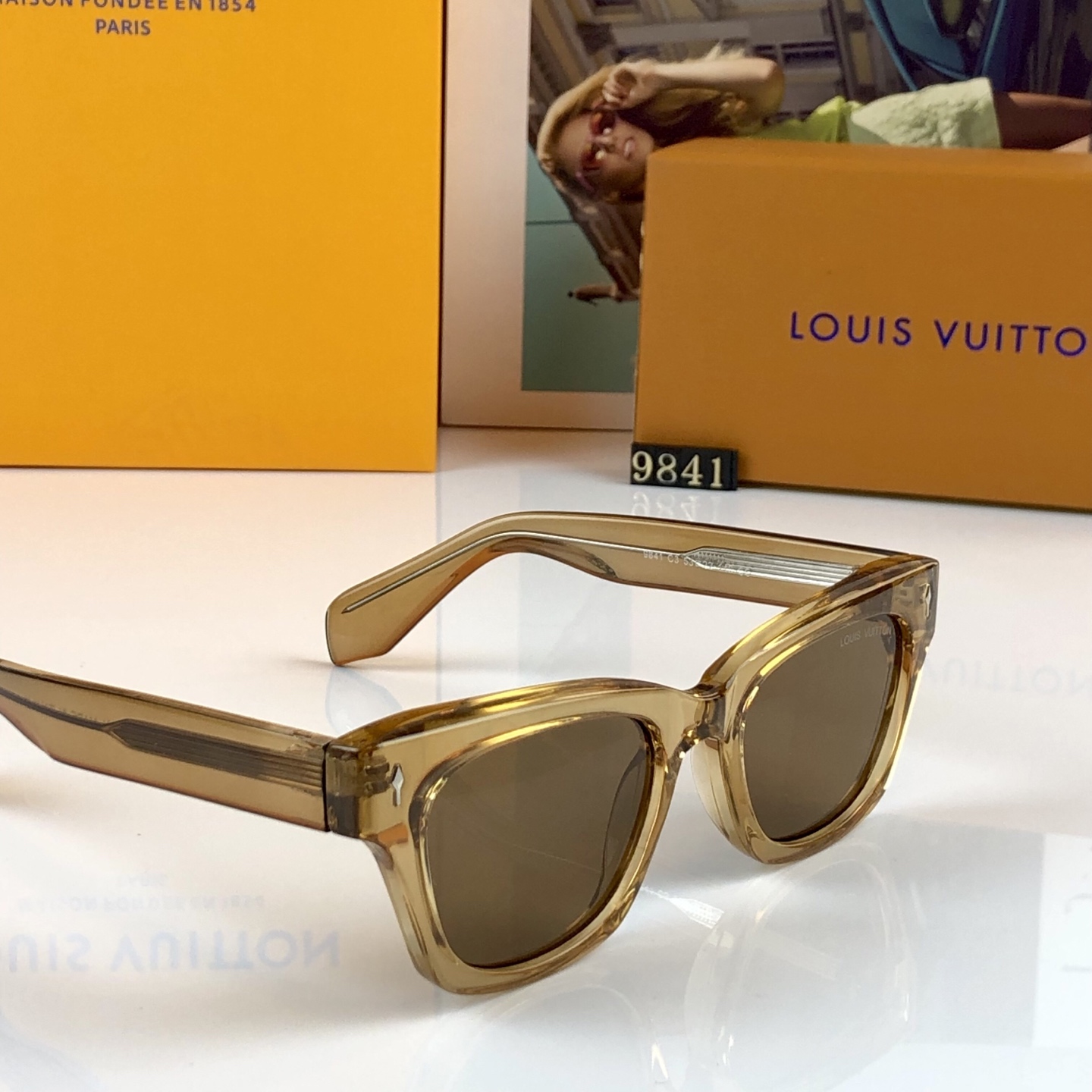 。。Louis vuitto*张婧仪同款墨镜女时尚高级感欧美风百搭猫眼框太阳眼镜伦敦时装周