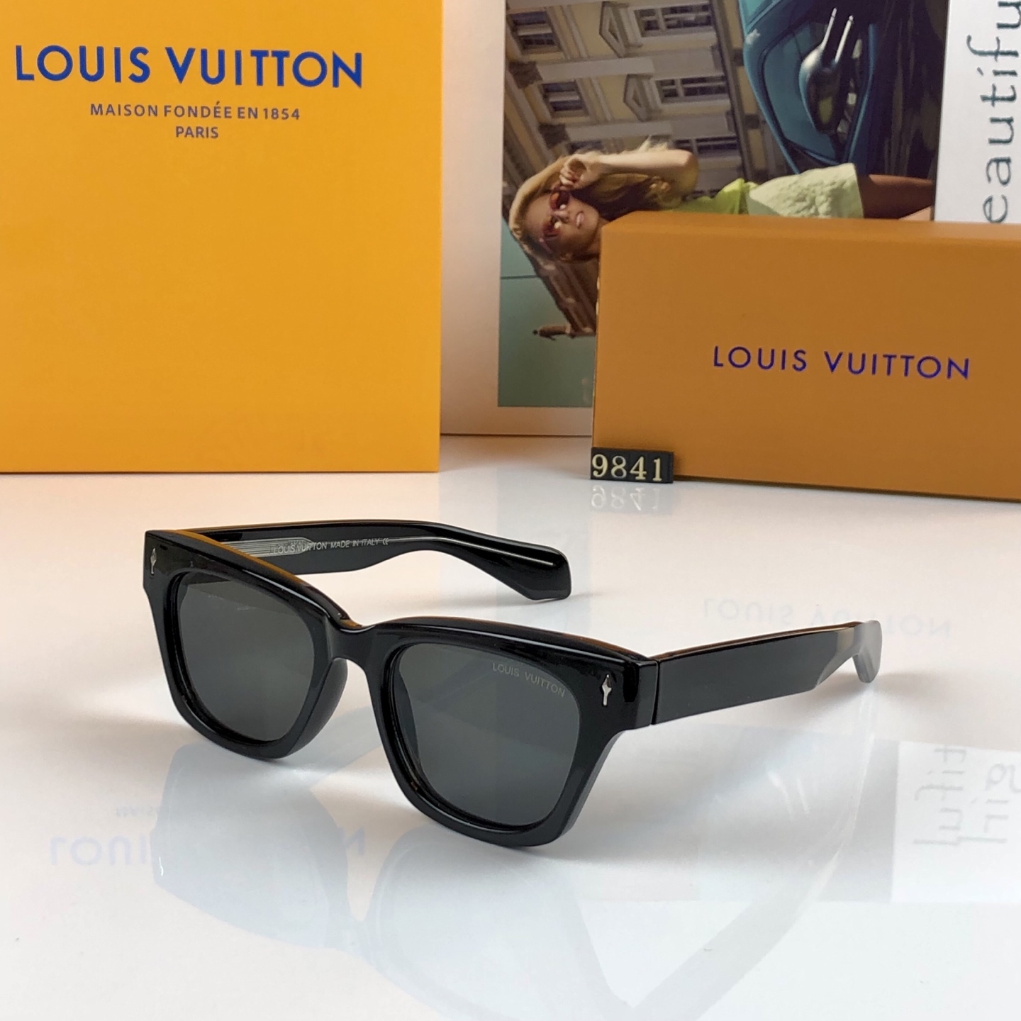 。。Louis vuitto*张婧仪同款墨镜女时尚高级感欧美风百搭猫眼框太阳眼镜伦敦时装周