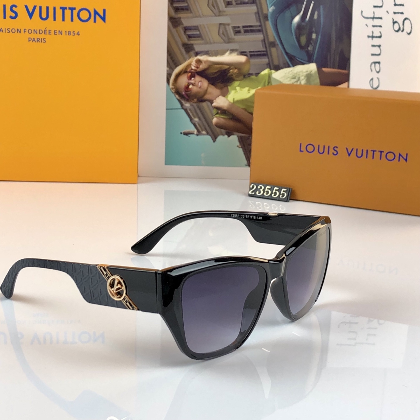 。。Louis vuitto*太阳镜女欧美时尚小红书同款高品质眼镜大框防紫外线墨镜
