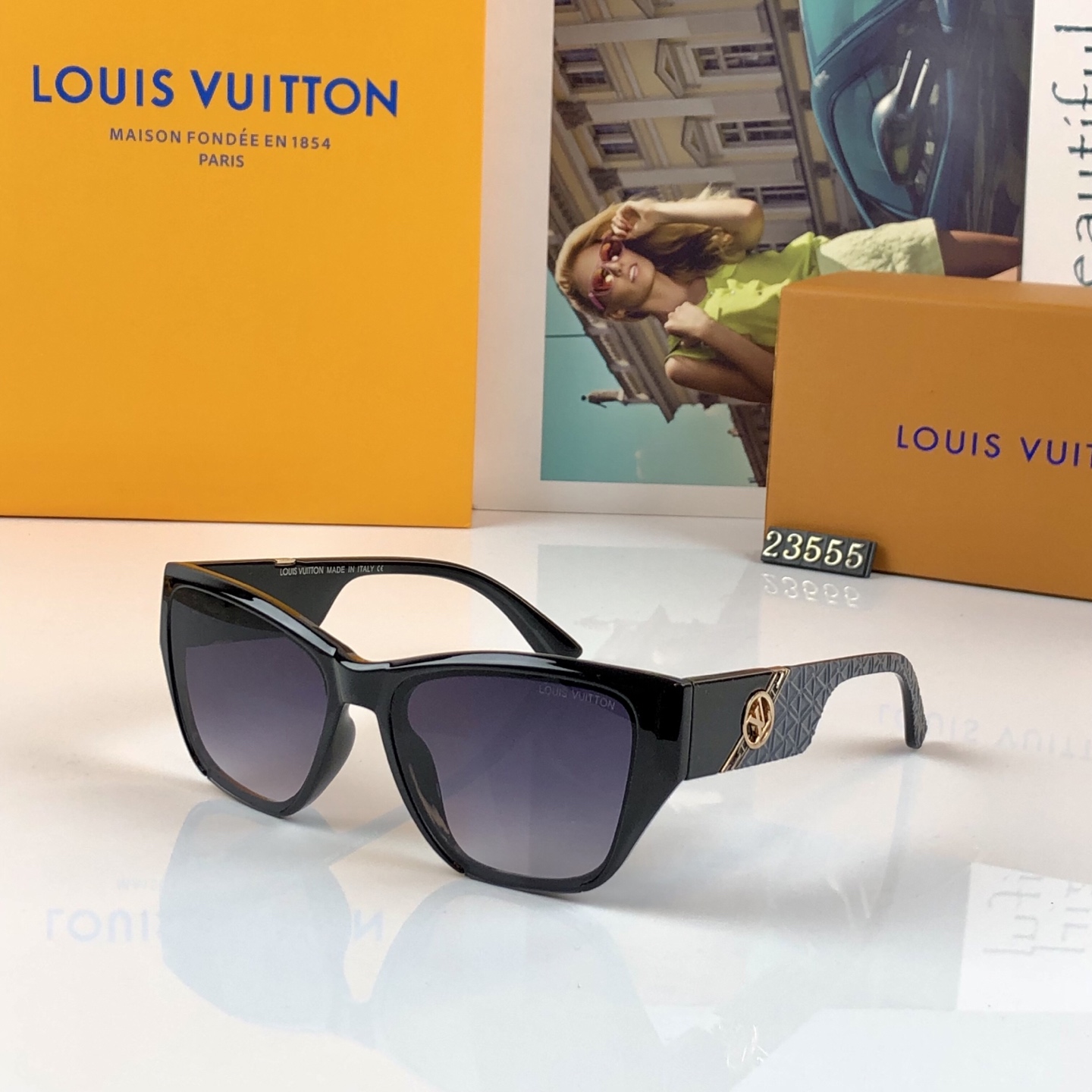 。。Louis vuitto*太阳镜女欧美时尚小红书同款高品质眼镜大框防紫外线墨镜