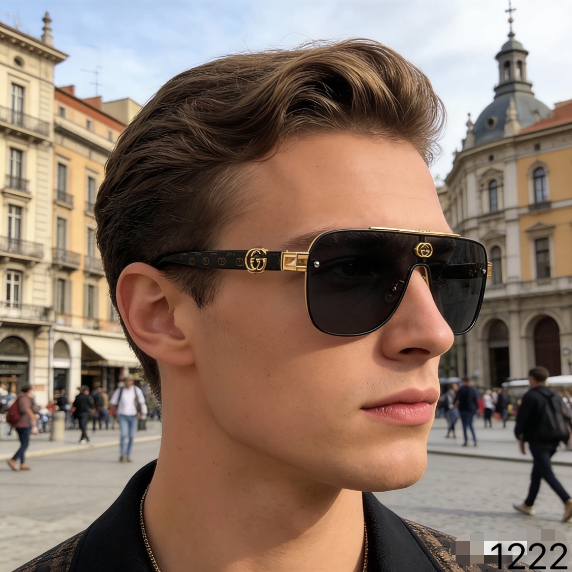 NO:766339,Gucc* retro high-looking handsome men's sunglasses metal business style sunglasses men's UV400 anti-UV glasses sunglasses sunglasses, glasses, gucci19860909Gucc*复古高颜值痞帅男士墨镜金属商务风格太阳镜男UV400防紫外线眼镜墨镜太阳镜,眼镜,gucci,glasses