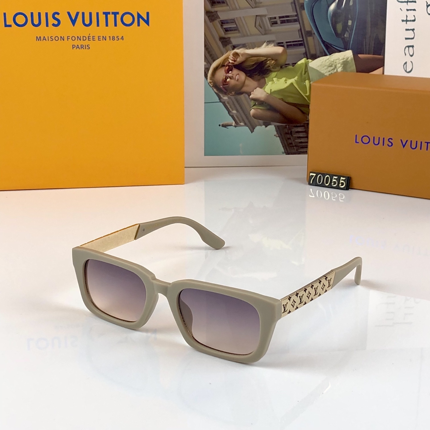 。。Louis vuitto*2026新款太阳镜女时尚百搭大框显脸小高级感防晒墨镜