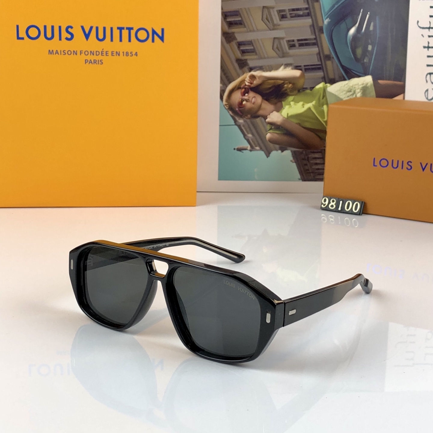 。。Louis vuitto*时尚欧美风ins同款蛤蟆太阳镜个性时尚墨镜潮