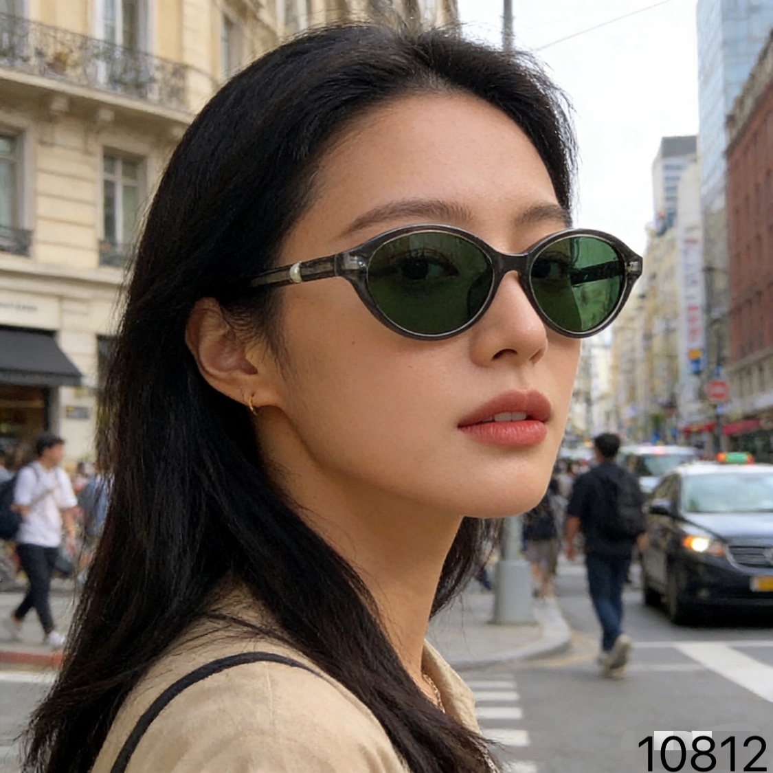 。。Louis vuitto*2026新款韩系玳瑁色书呆子墨镜女高级感防紫外线复古太阳眼镜