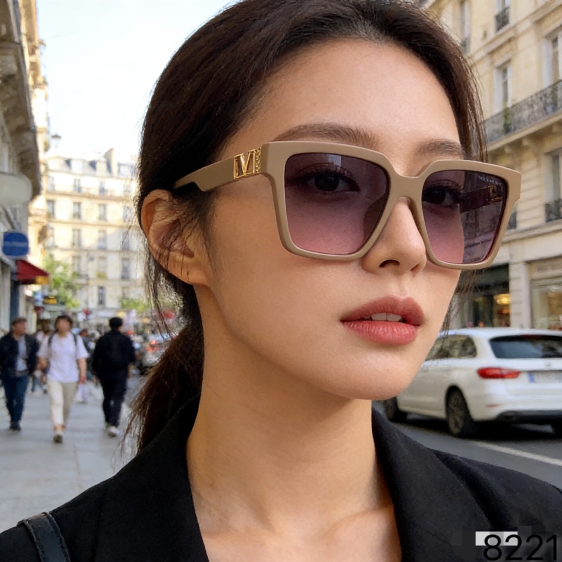 NO:766330,Valentin* sunglasses, fashionable and personalized sunglasses for women, high-end, face-showing, small anti-UV sunshade glasses, sunglasses, sunglasses, glasses, valentino19860909Valentin*太阳镜时尚个性墨镜女高级感显脸小防紫外线遮阳眼镜眼镜墨镜太阳镜,眼镜,valentino,glasses